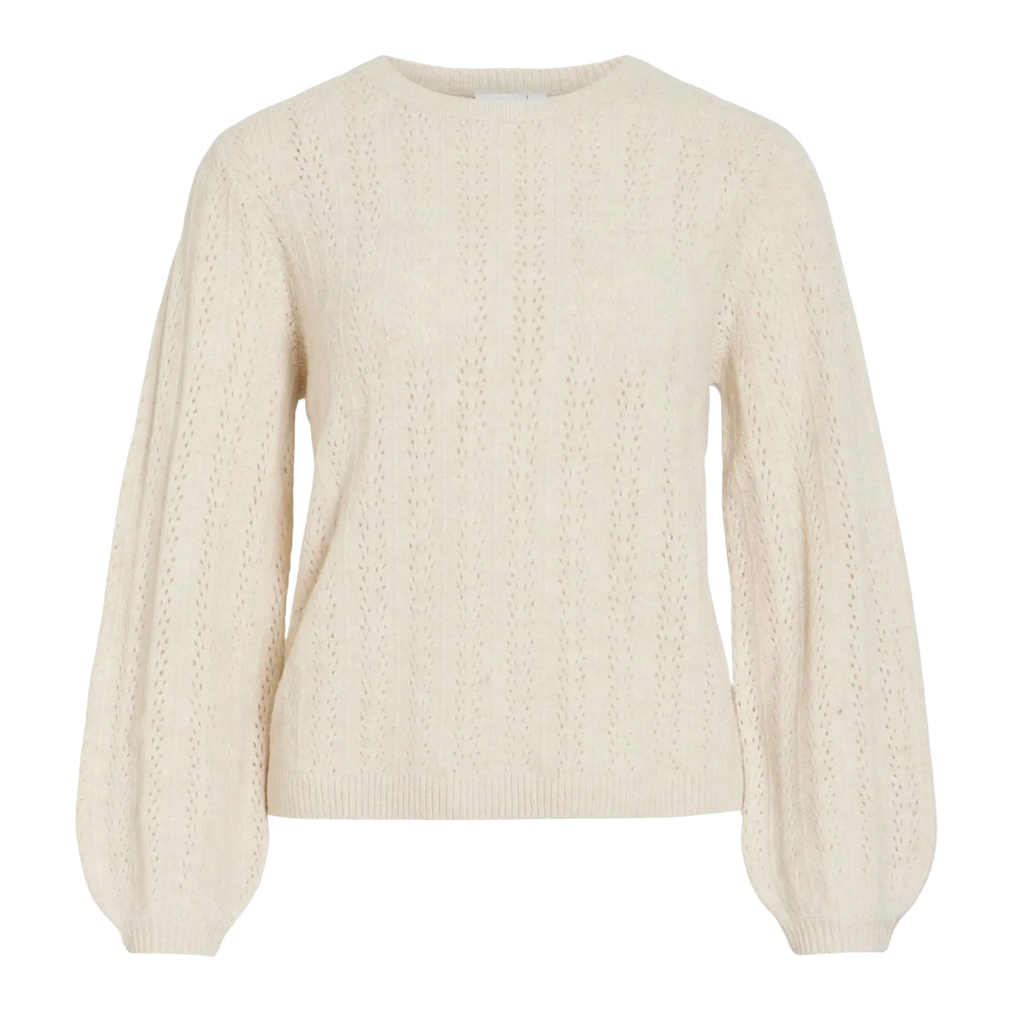 Vila Iga Pointelle Knitted Pullover Damen
