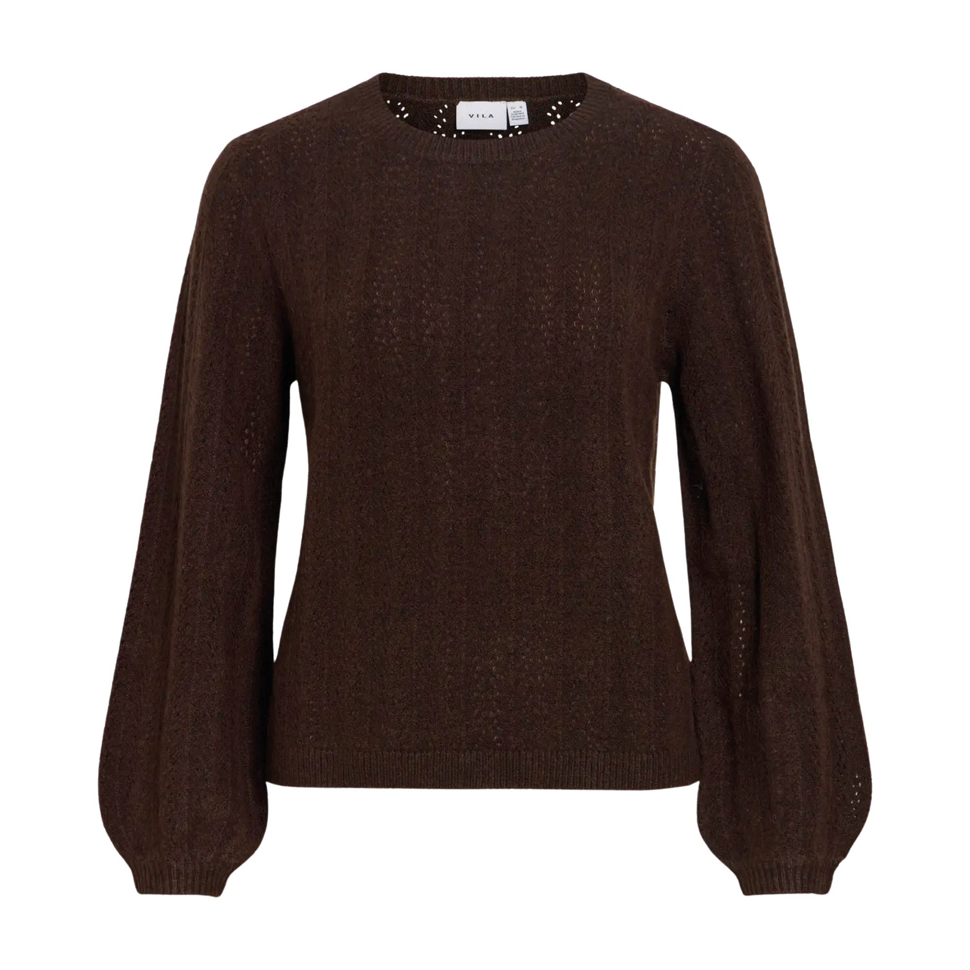 Vila Iga Pointelle Knitted Sweater Dames