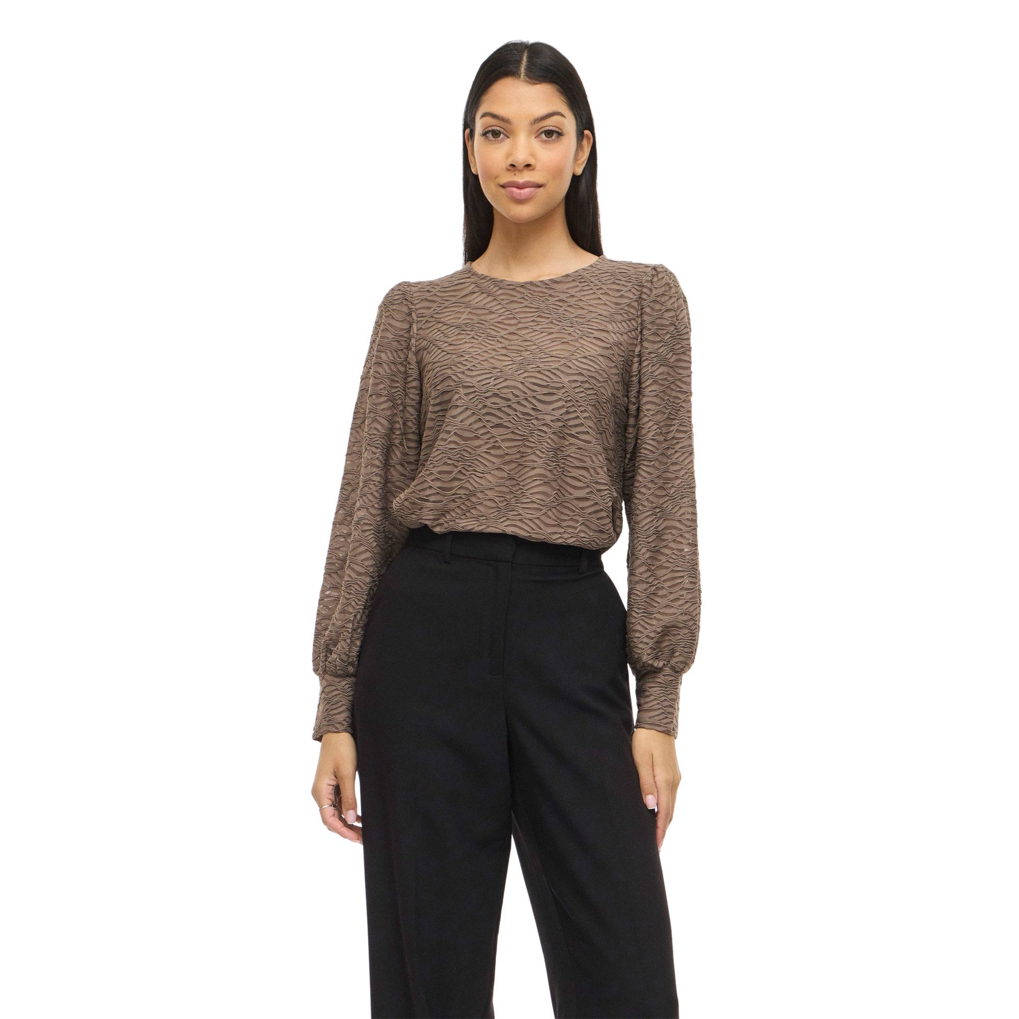 Vila Fina L/S O-Neck Top Women
