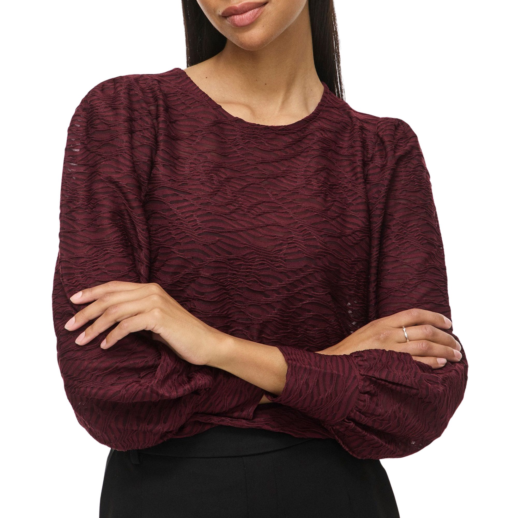 Vila Fina L/S O-Neck Top Women