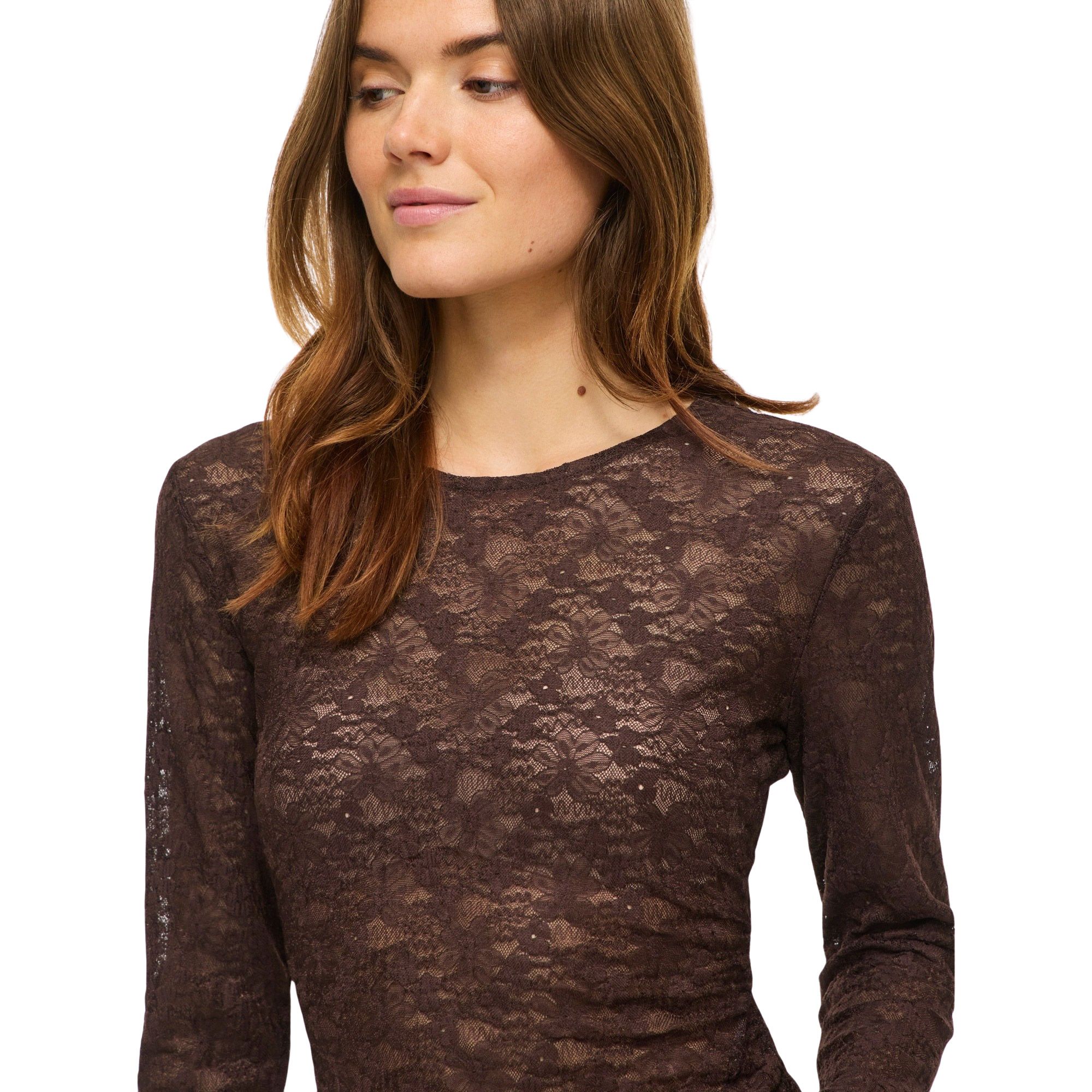 Vila Fay O-Neck L/S Top Damen