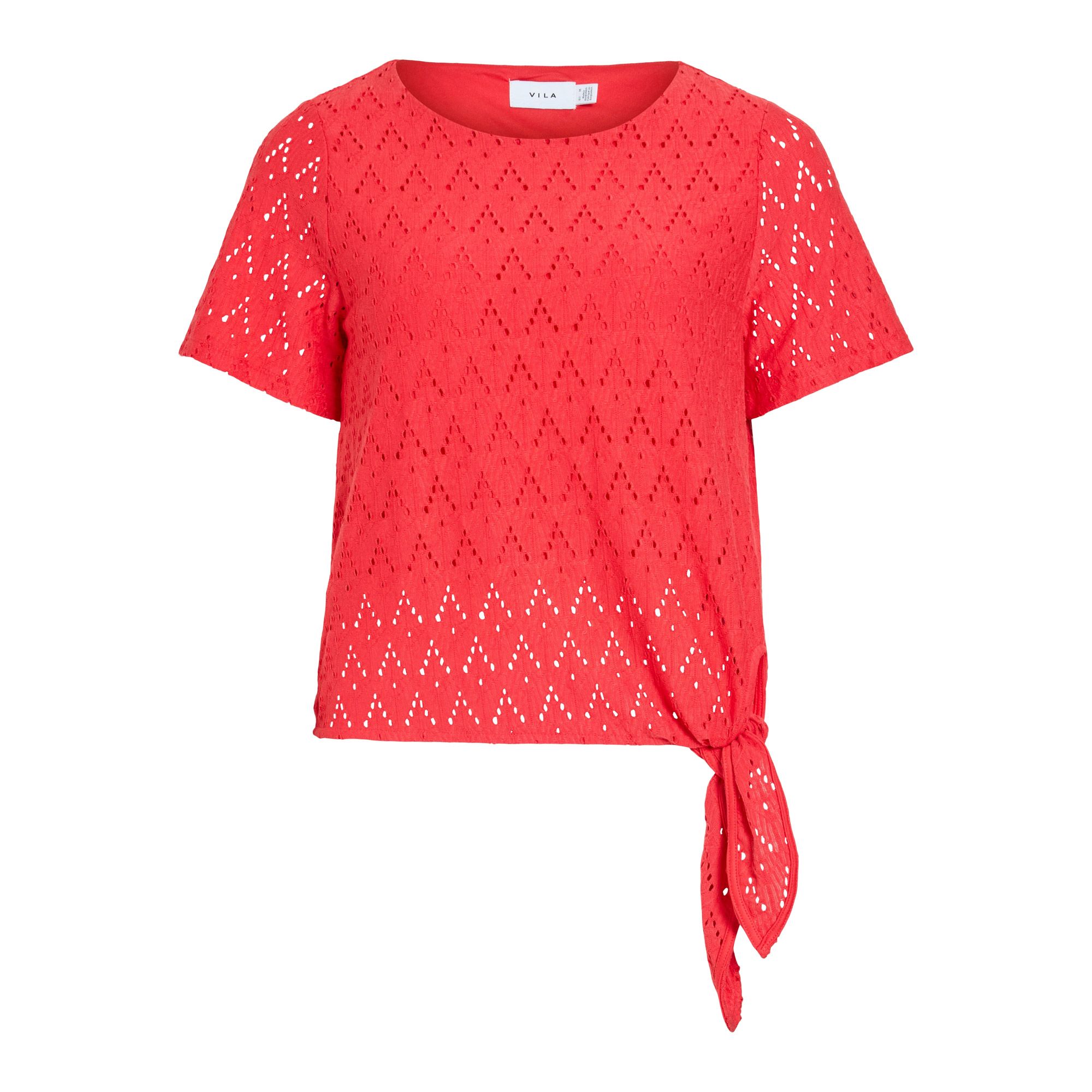Vila Malina Open Neck Top Dames