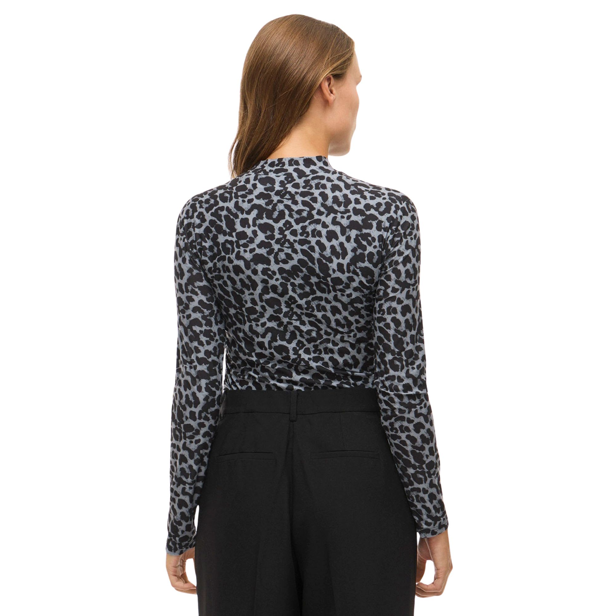 VILA VILAJULI ROLLNECK NOOS - Jersey de punto - black/negro