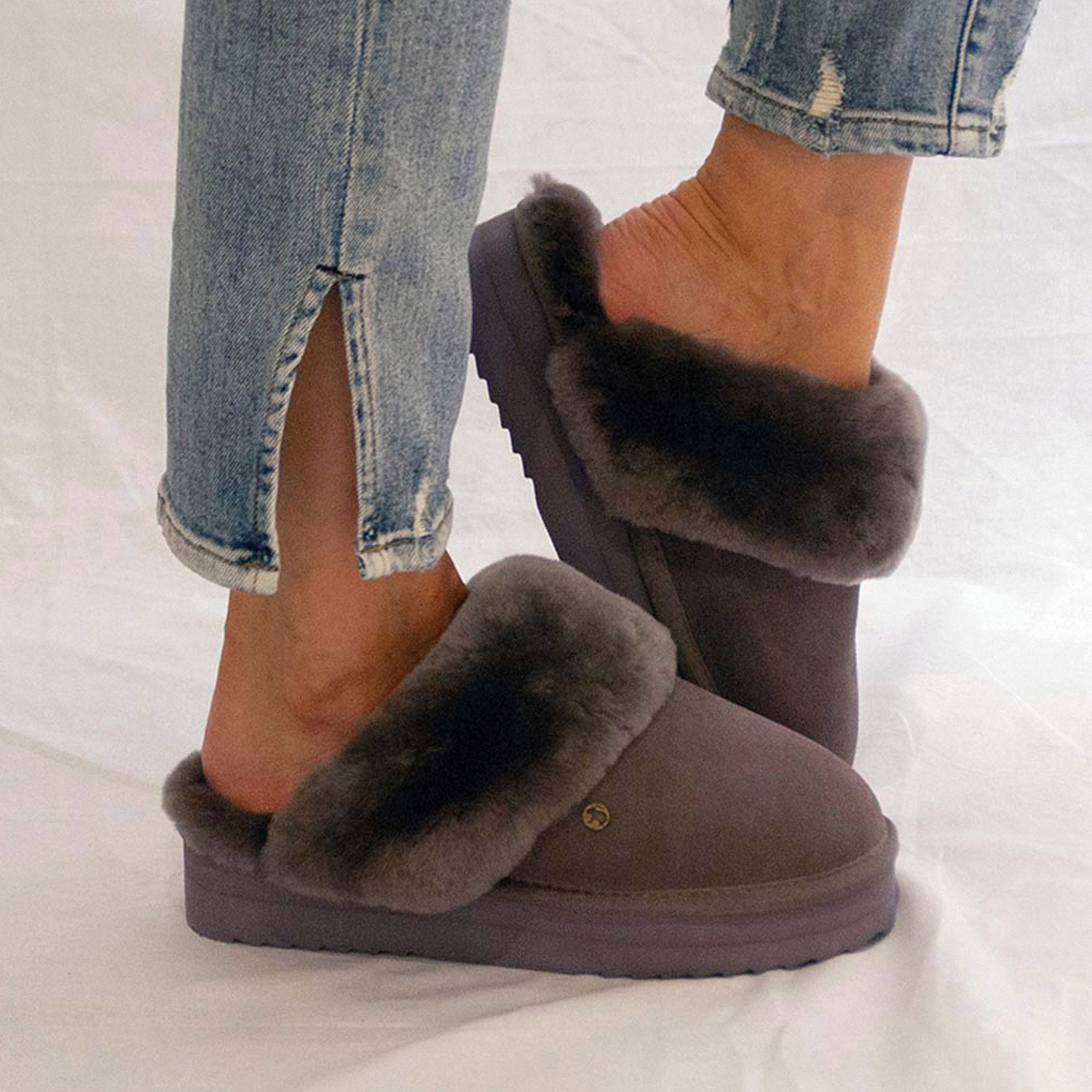 Warmbat Flurry Plateau Pantoffels Dames