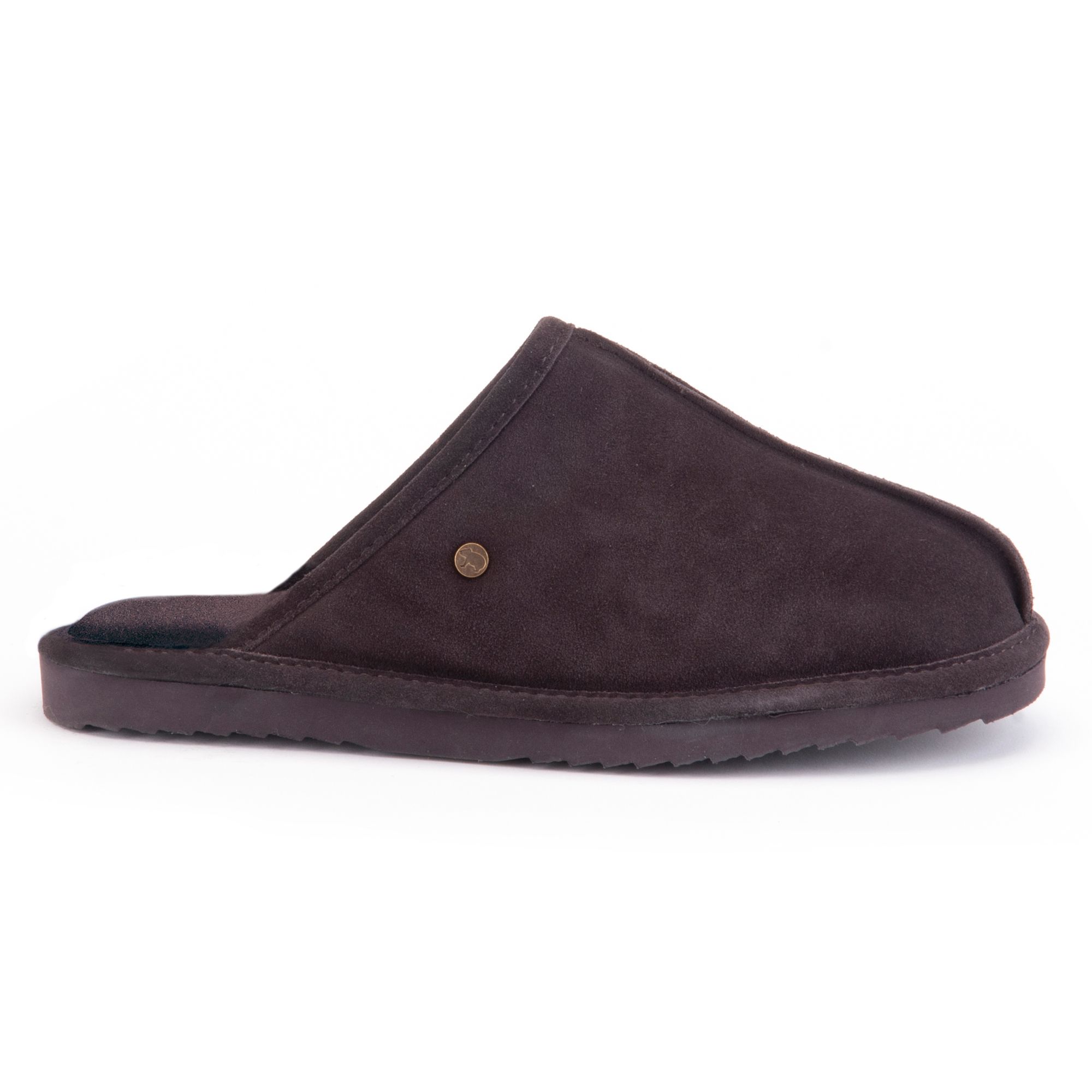 Pantoffel Warmbat Men Barron Suede Duck Green | De Schoenenfabriek
