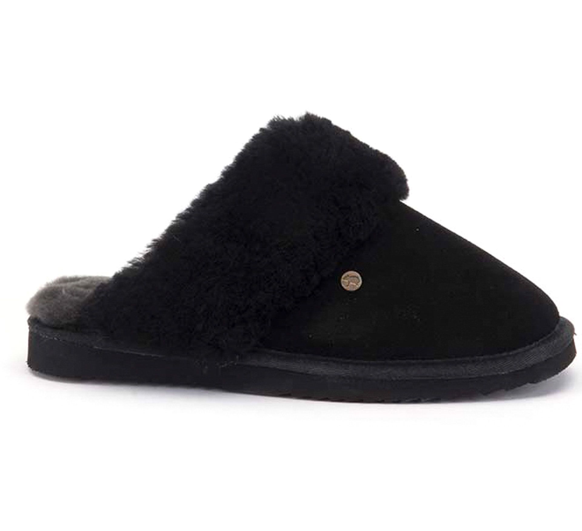 Pantoffel Warmbat Flurry Slipper Women Suede Cognac