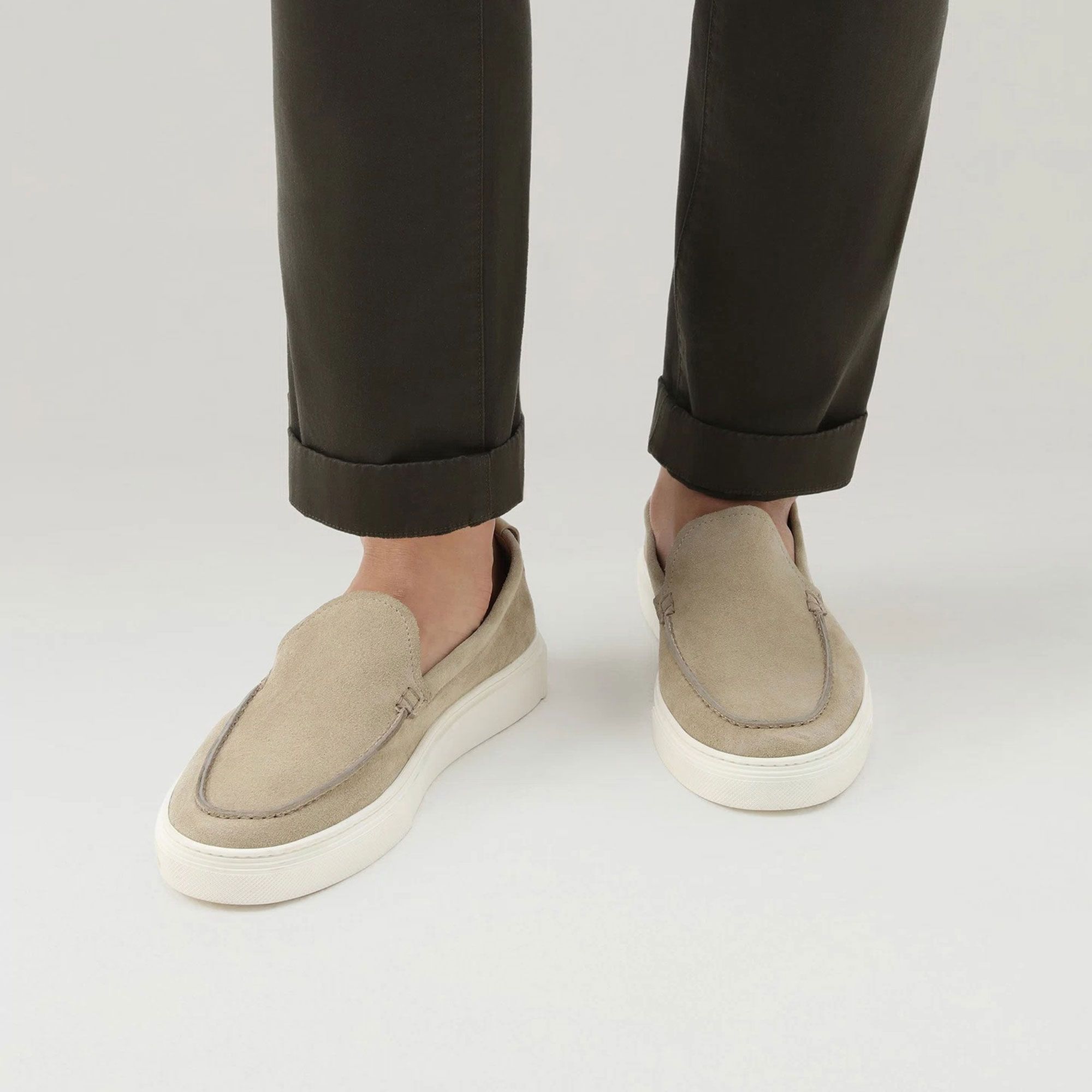 Woolrich Rovesciato Boat Loafer Slip-On Sneakers Herren
