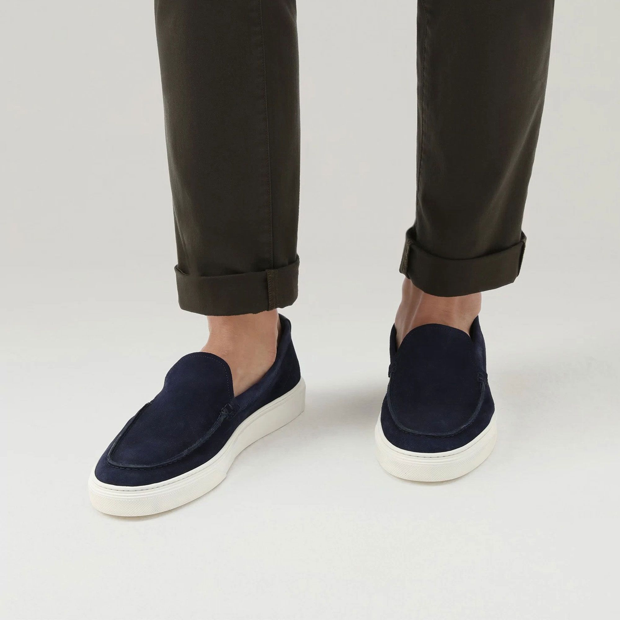 Woolrich Rovesciato Boat Loafer Slip-On Sneakers Men