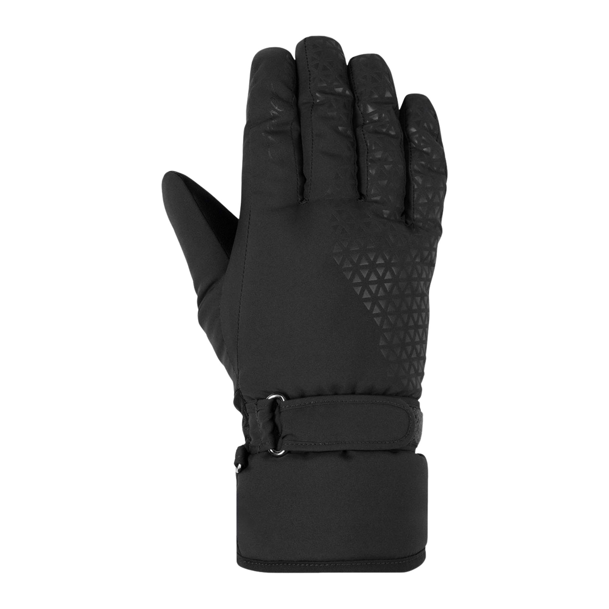 Ziener, Milana AS skihandschoenen dames Black zwart
