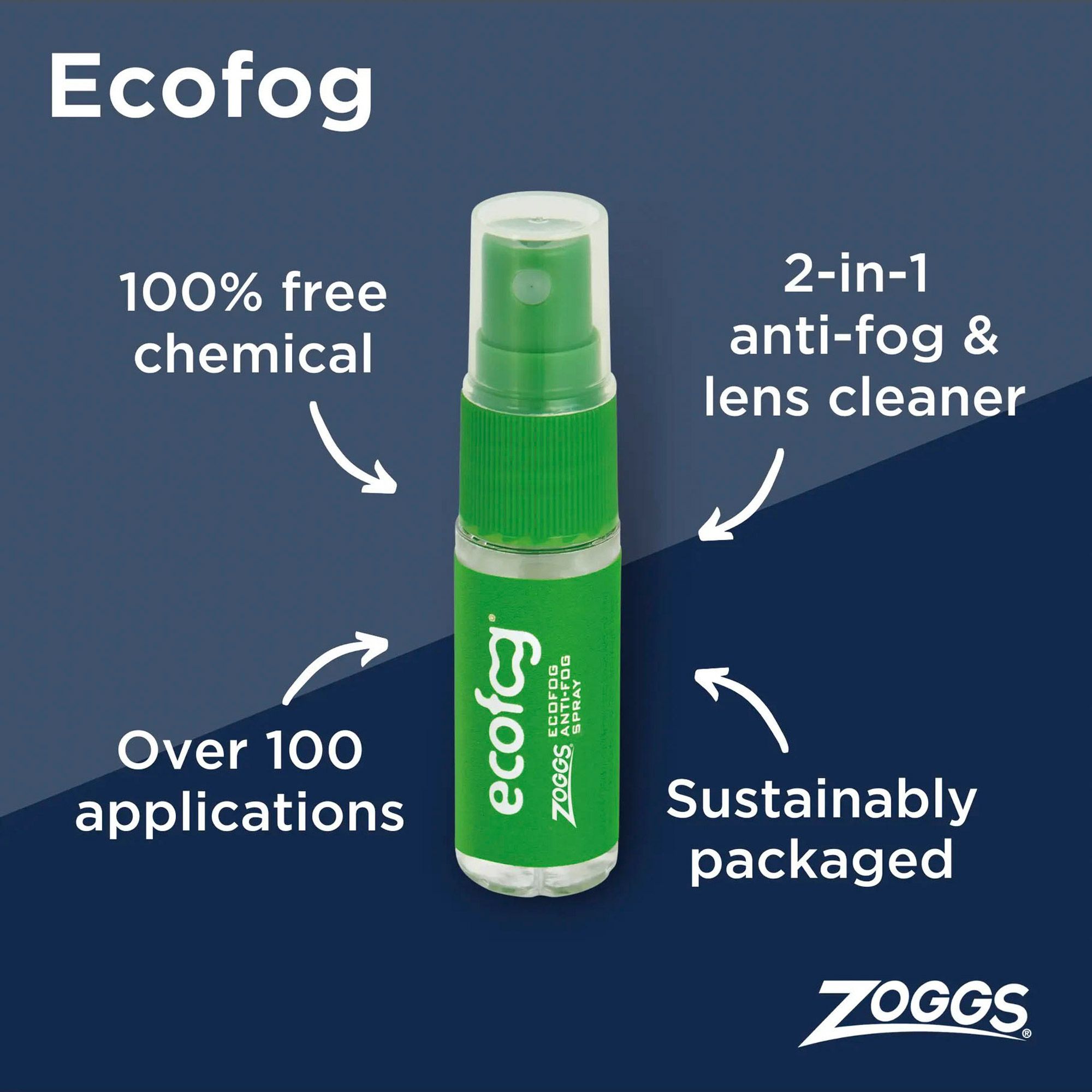 Zoggs EcoFog Antifog Spray 