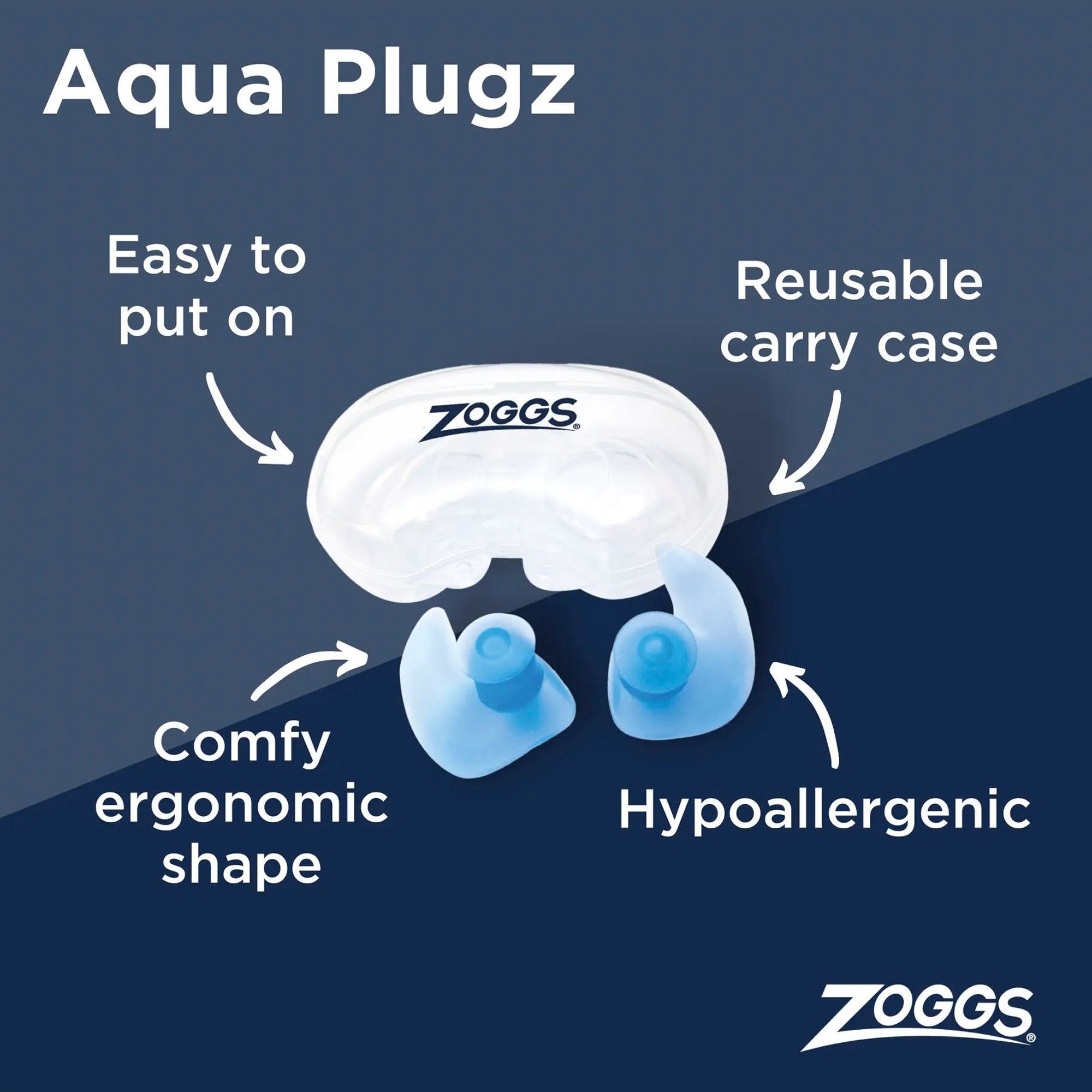 Zoggs Aqua Plugz Ohrstöpsel Senior