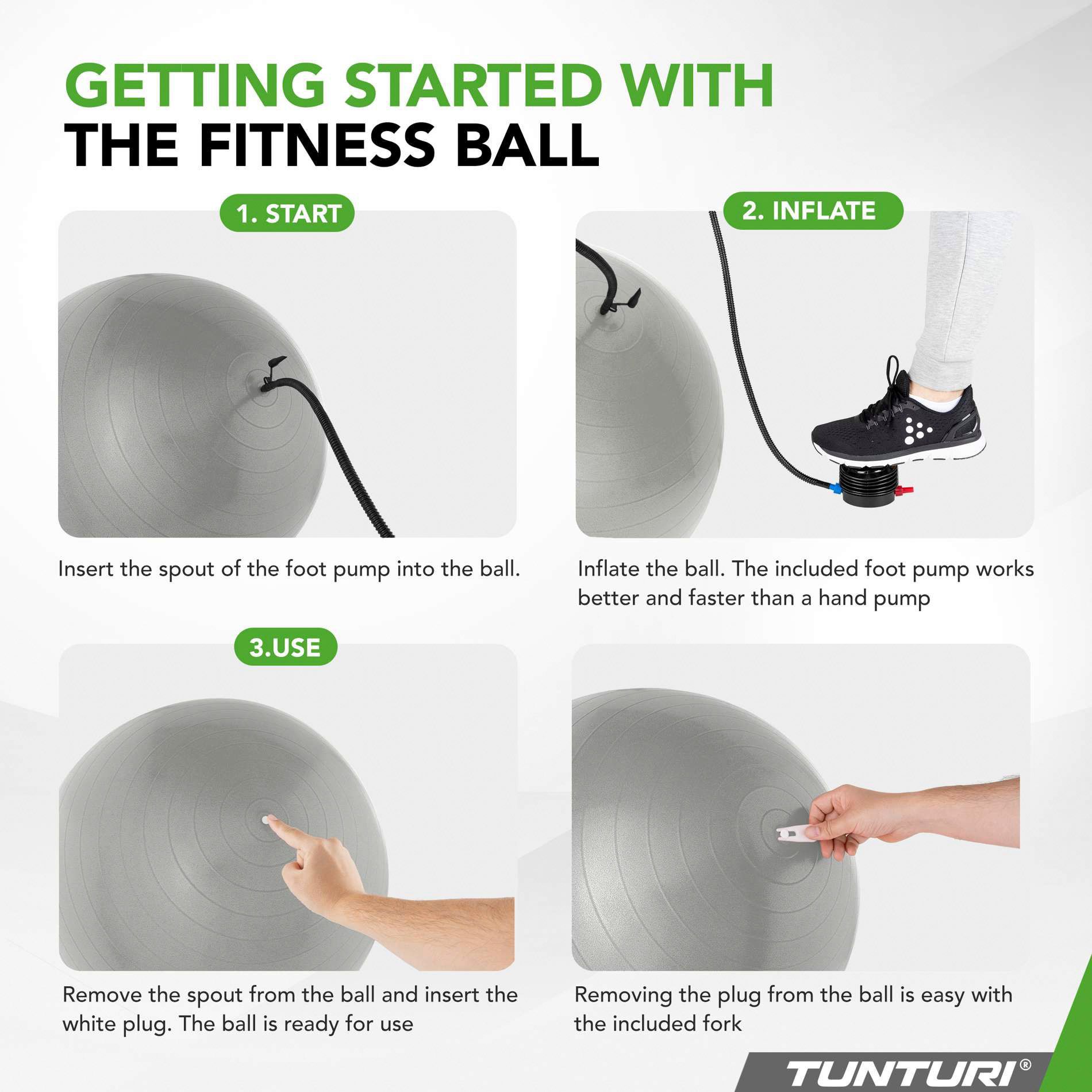 Tunturi Gymball Anti Burst 75cm