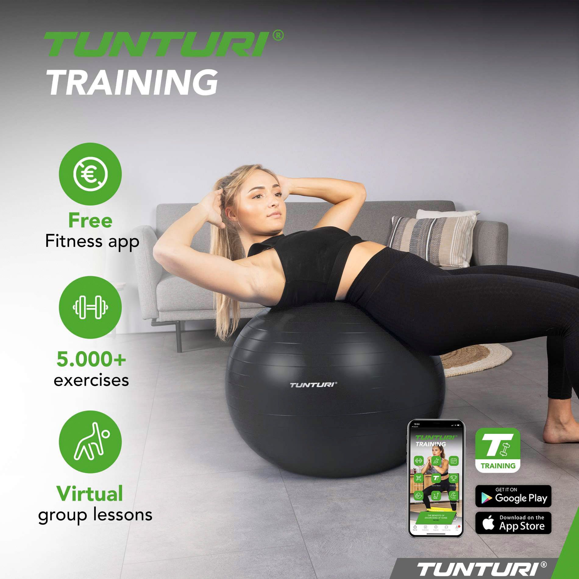 Tunturi Gymball Anti Burst 55cm