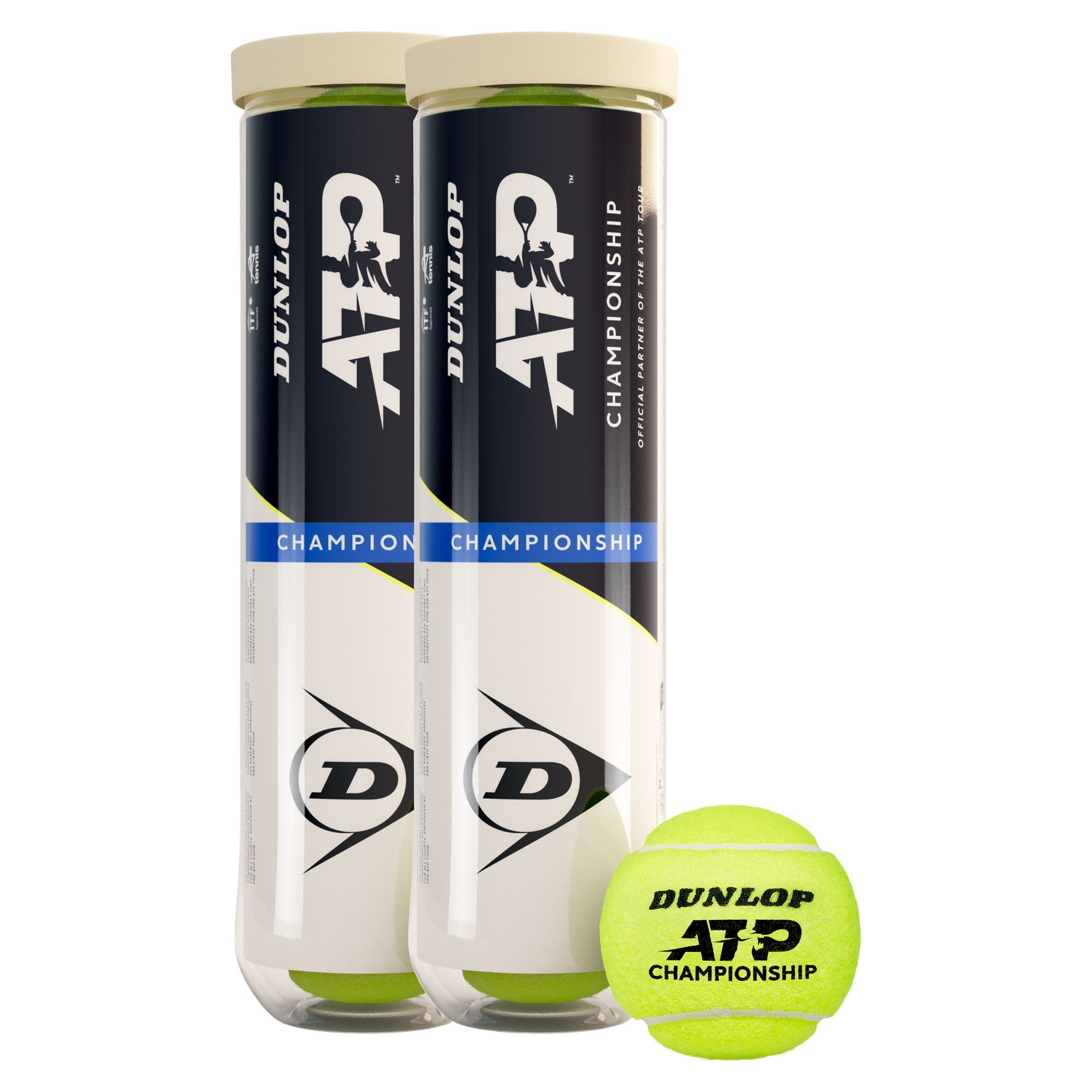 Dunlop Tennisbal ATP Pressureless - voor zand