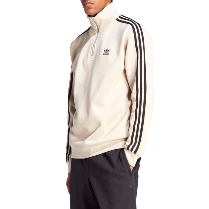 Adidas 3-Stripes Half Zip Crew Sweater Heren