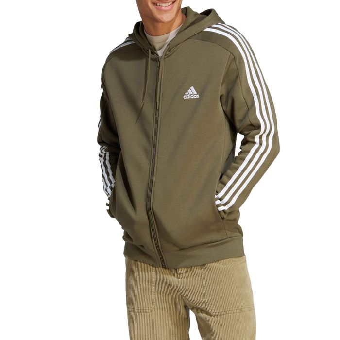 Veste Adidas Essentials 3-Stripes Fleece Hommes