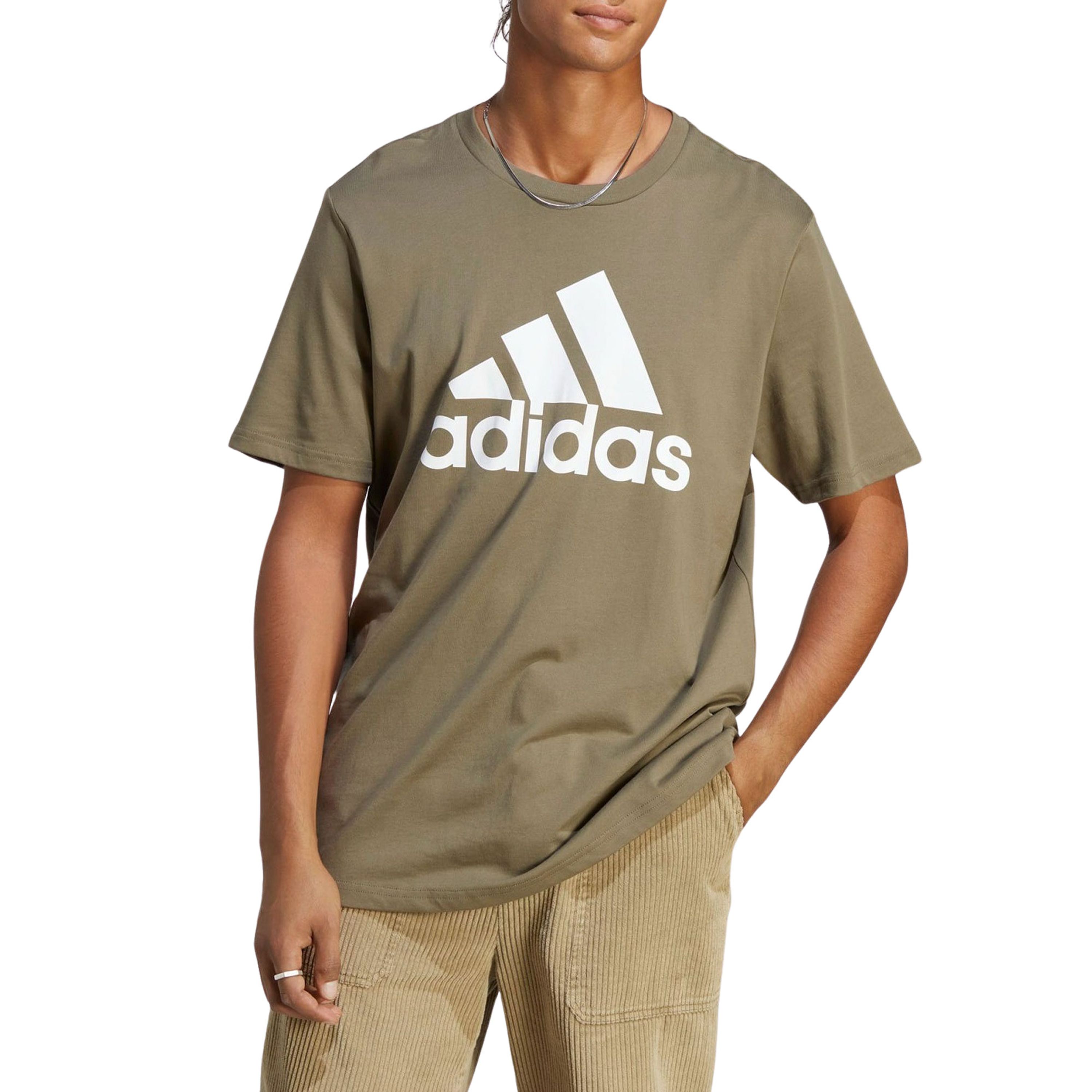 Adidas Essentials Single Jersey Big Logo Shirt Heren