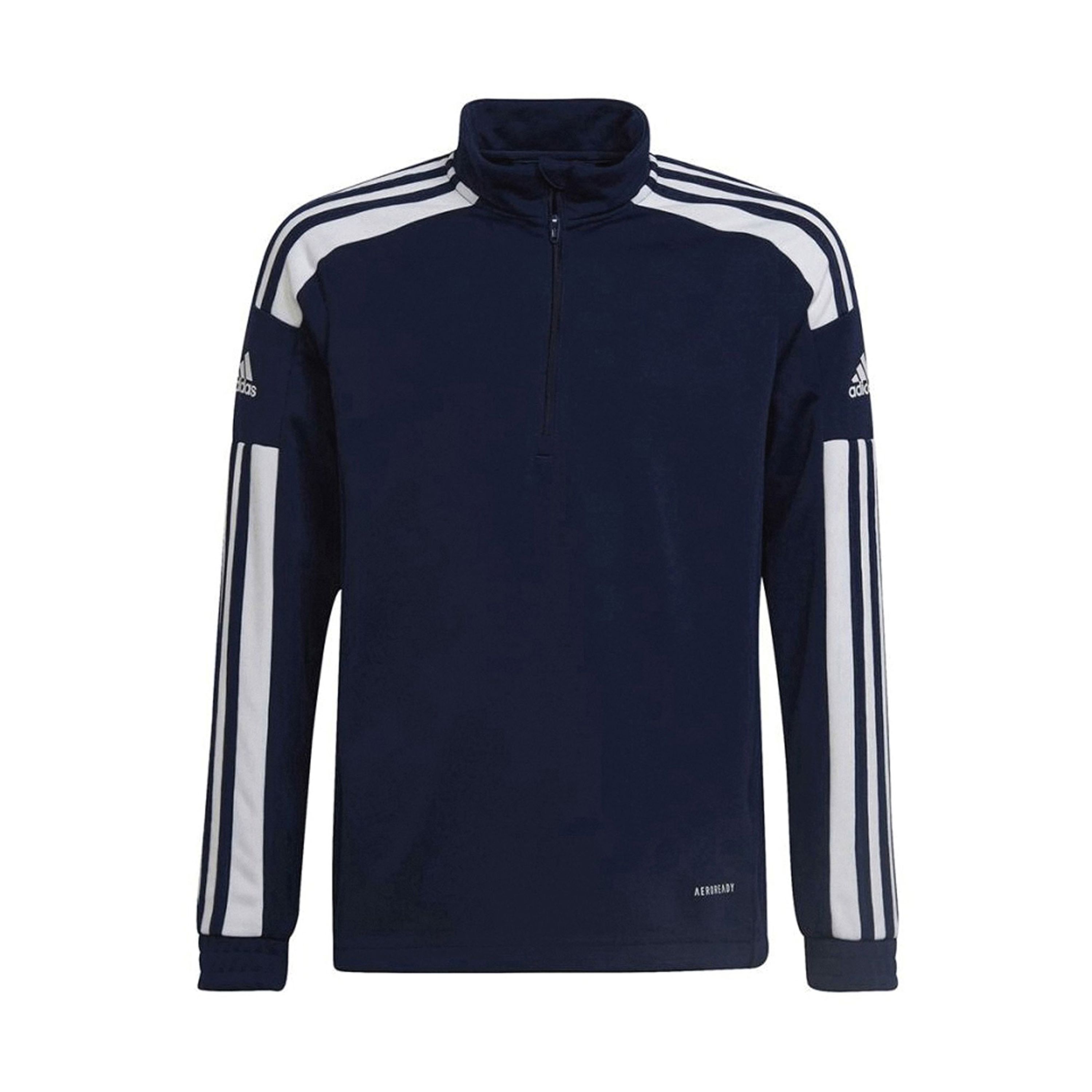 Adidas Perfor ce Junior sportpully donkerblauw wit Sportsweater Gerecycled polyester Opstaande kraag 164