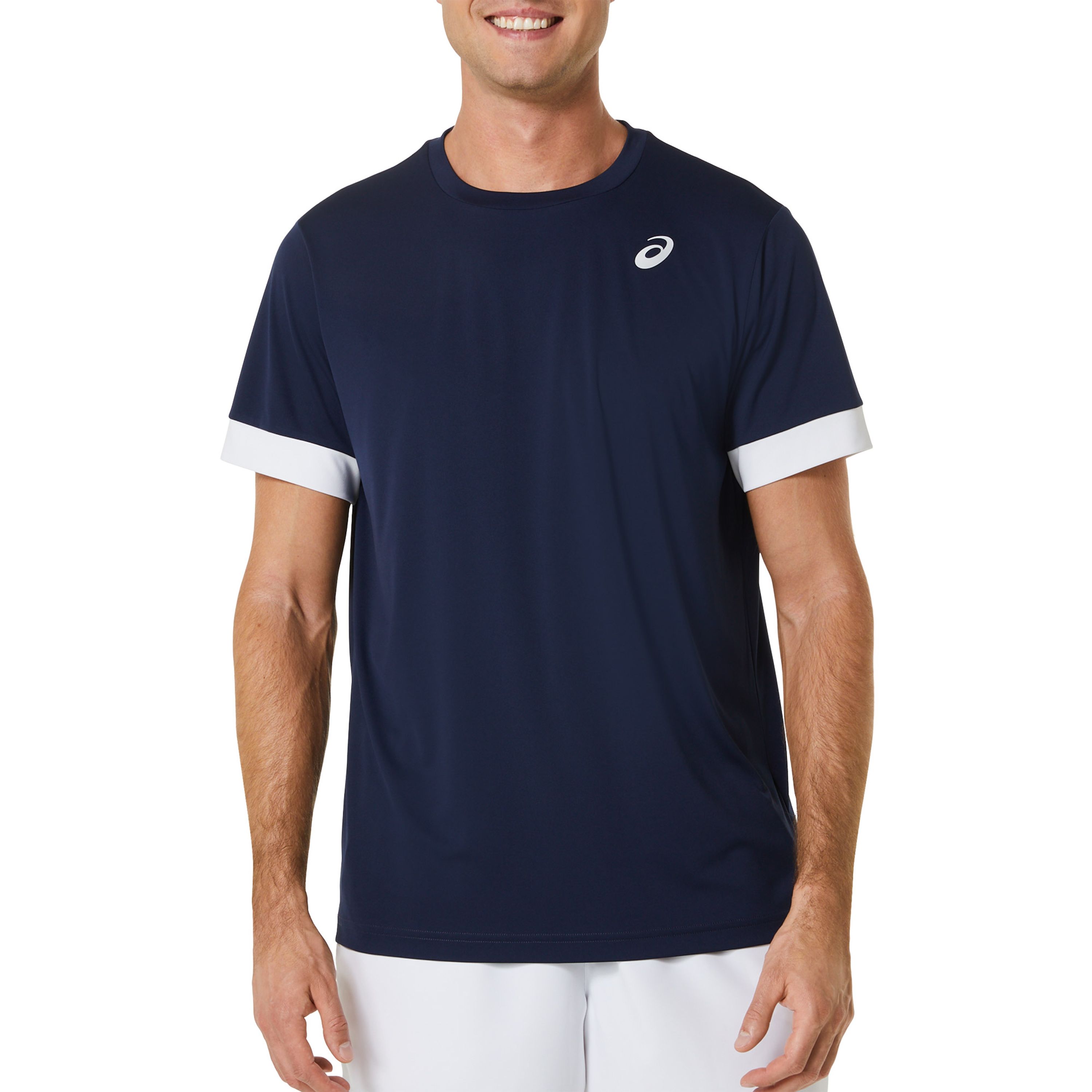 ASICS Court Marineblauw Tennisshirt Heren
