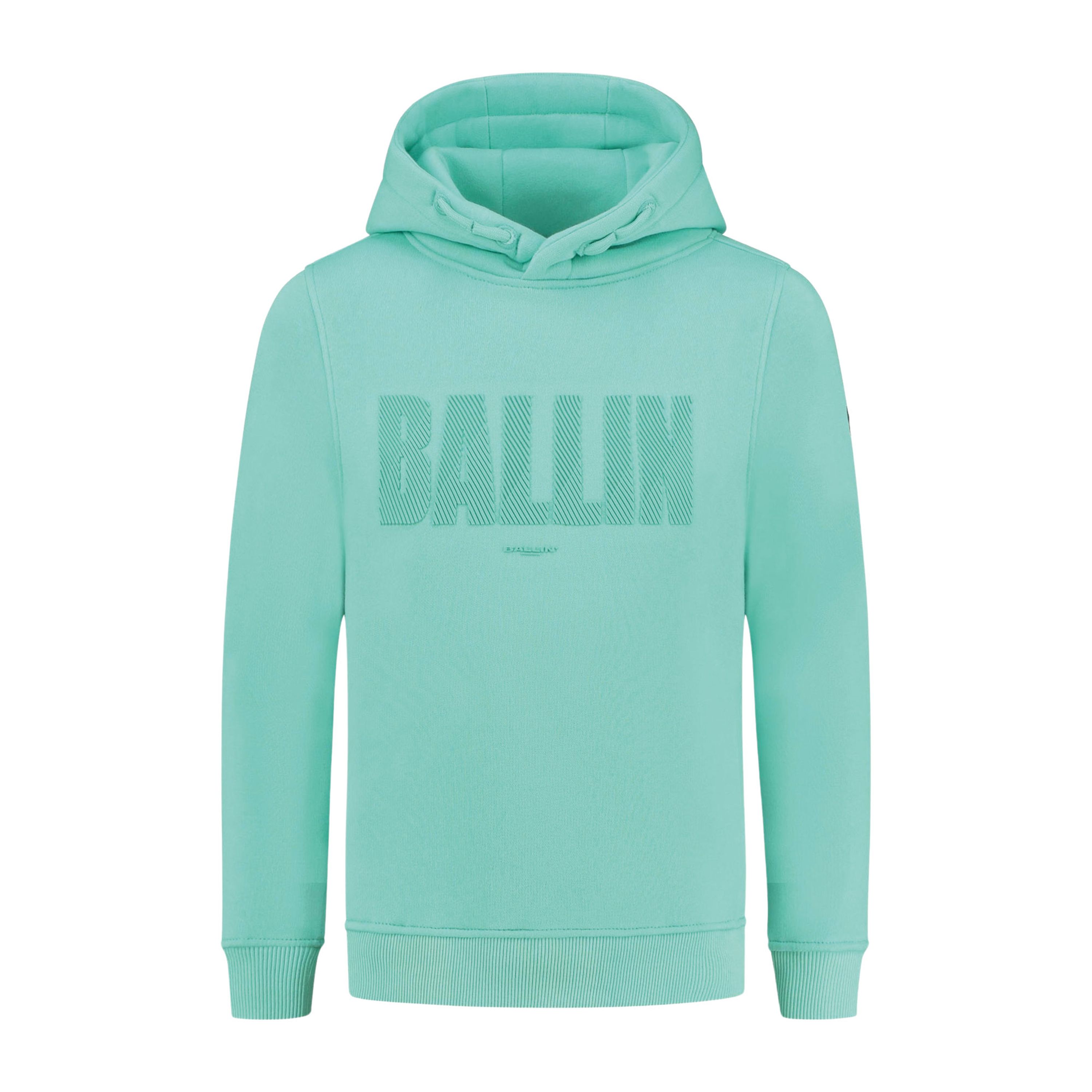 Ballin hoodie met tekst lichtblauw Sweater Tekst 176