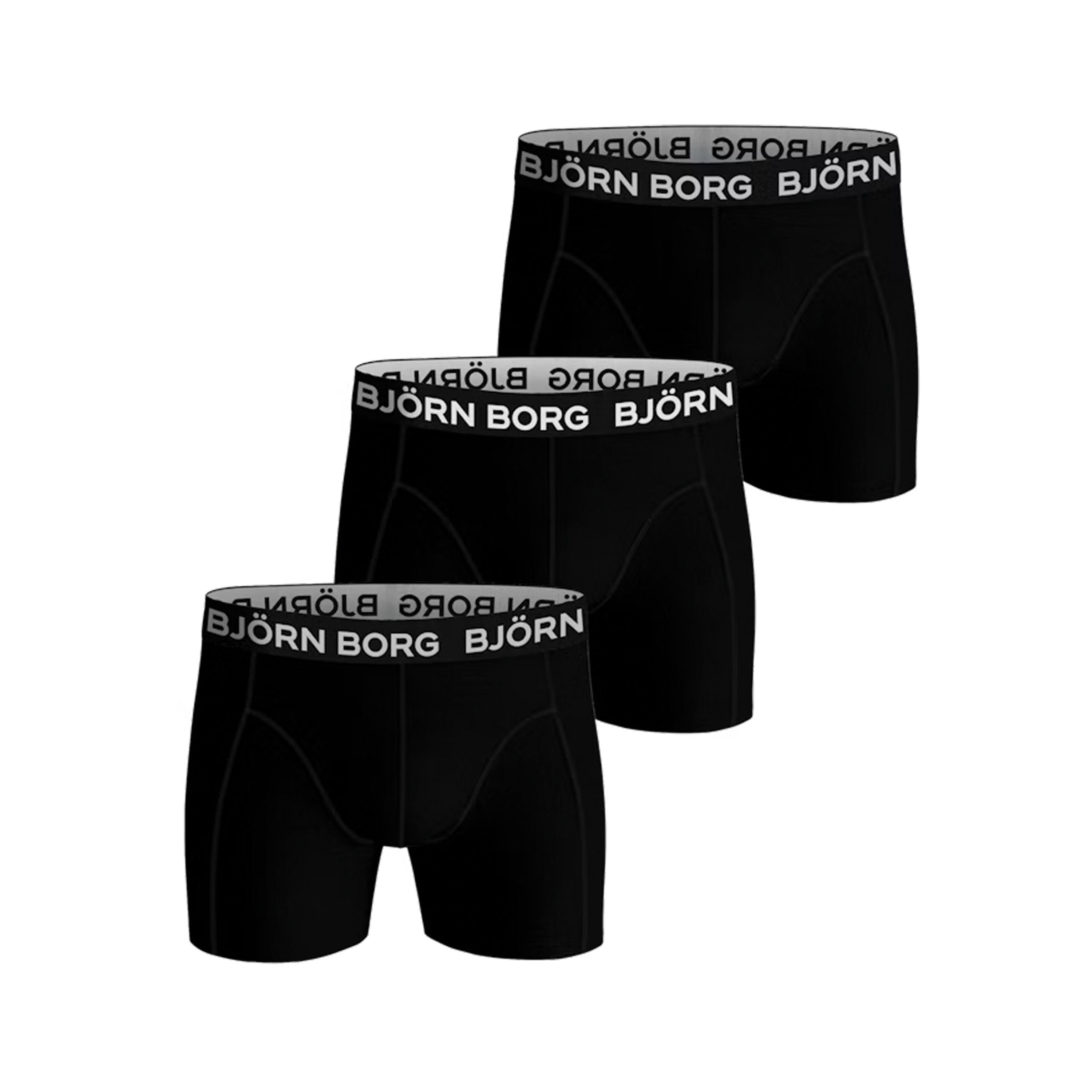 boxers björn borg essential cotton stretch homme (lot de 3)