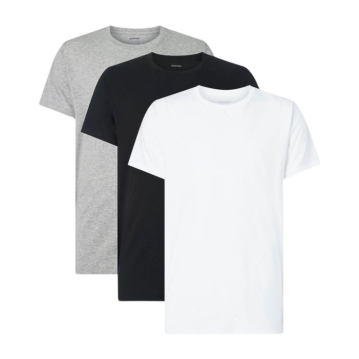 T-shirts Calvin Klein Crew Neck (lot de 3)