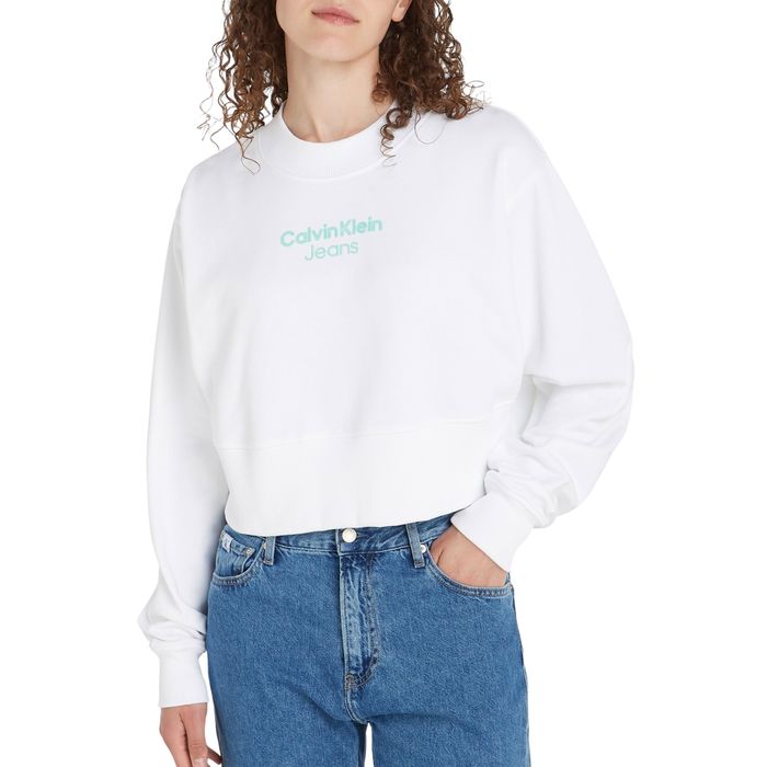 Sweater Calvin Klein Stacked Institutional Crewneck