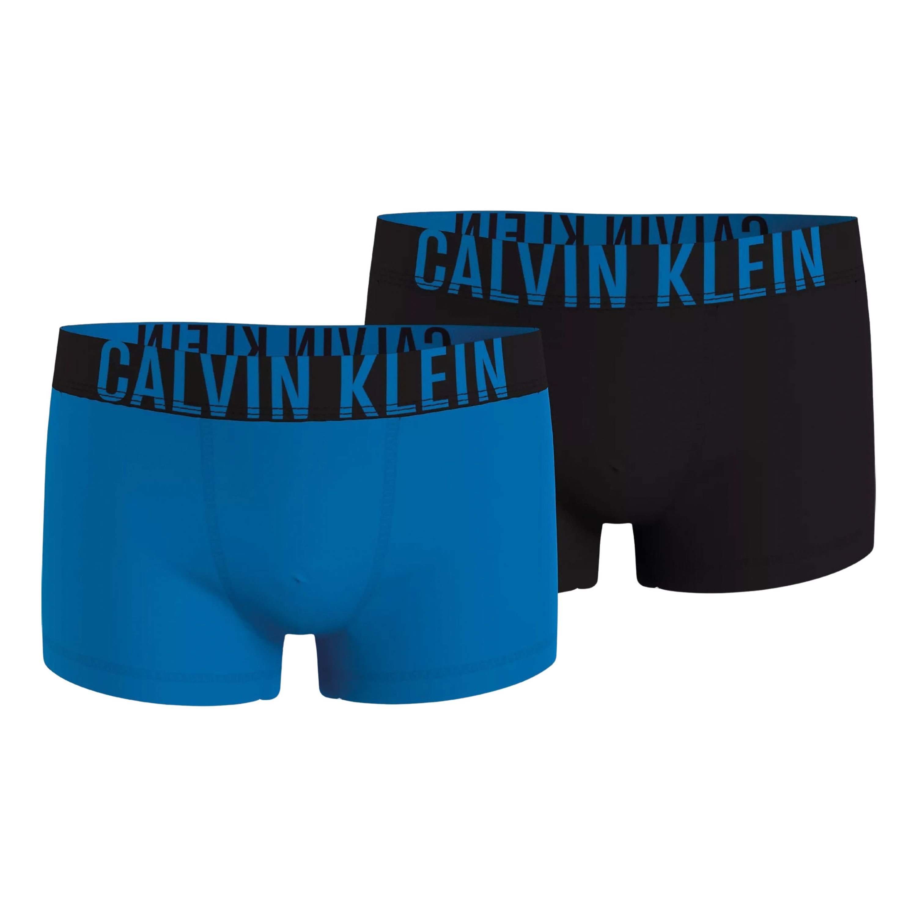 Calvin Klein boxershort set van 2 blauw zwart Jongens Katoen Effen 128-140