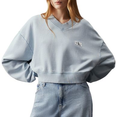 Calvin-Klein-Woven-Label-Washed-V-neck-Sweater-Dames-2403120932