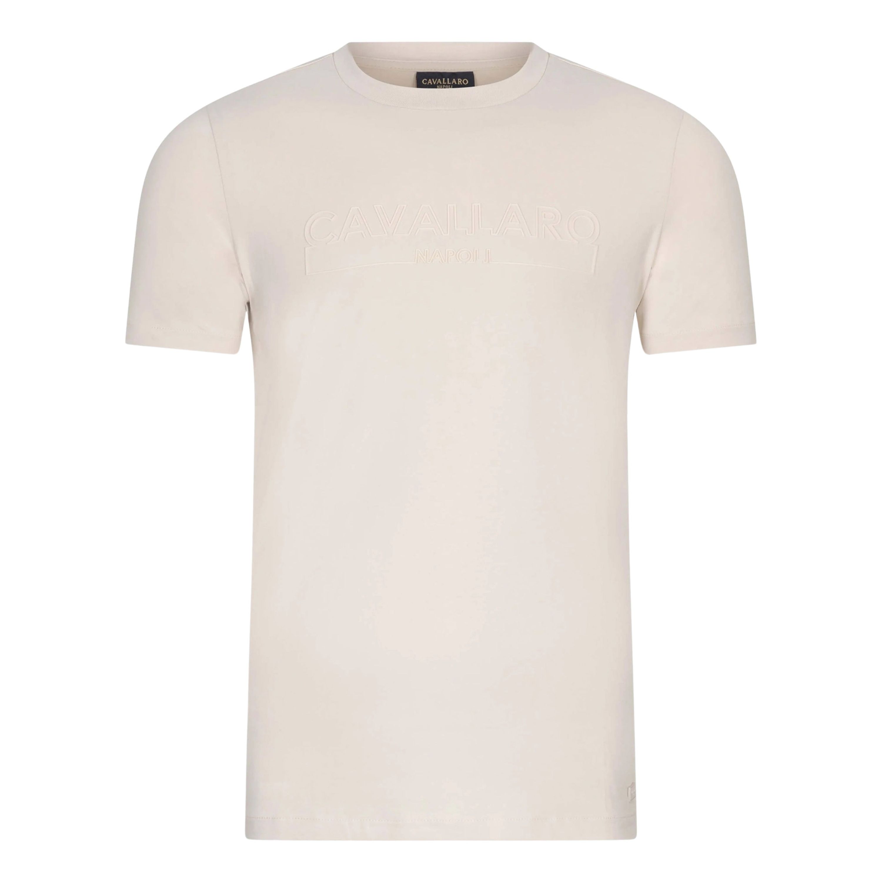 Cavallaro Napoli regular fit T-shirt Beciano met printopdruk kit
