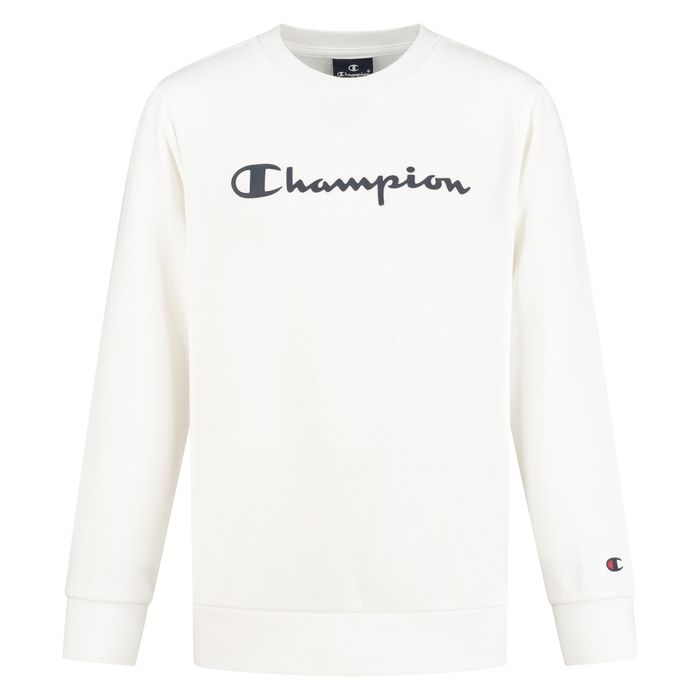 Champion Big Logo Crewneck Pullover Kinder | Plutosport