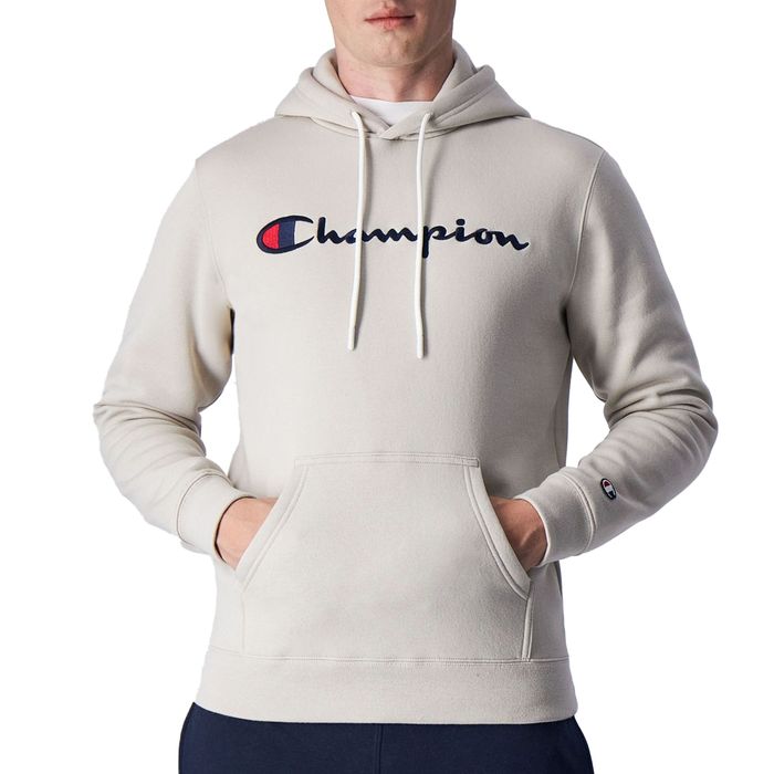 Champion Embroidered Script Logo Fleece Hoodie Heren