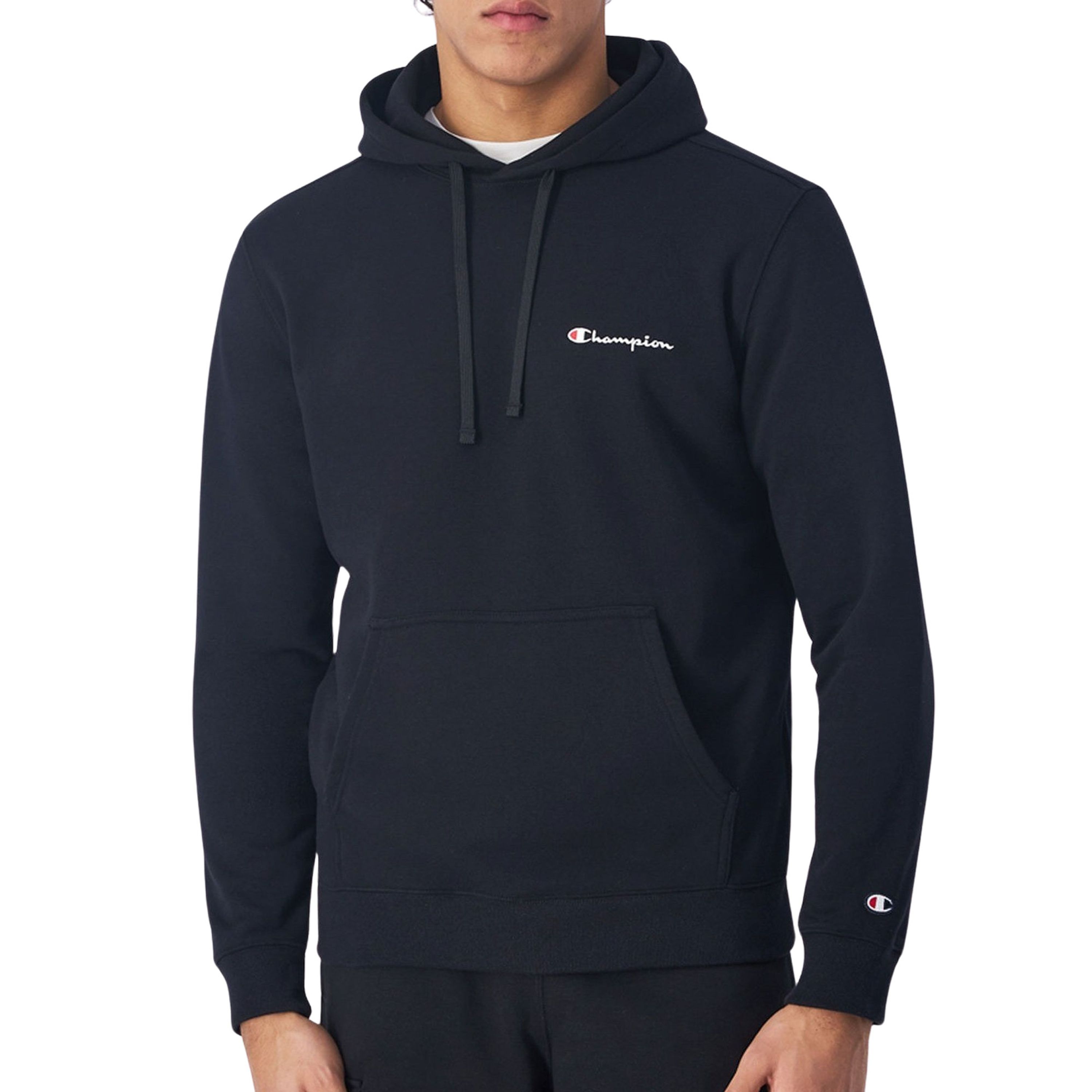 Champion Embroidered Small Script Logo Hoodie Heren