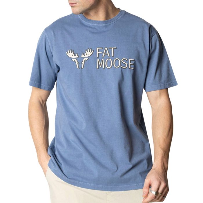Fat Moose Logo Organic Shirt Men