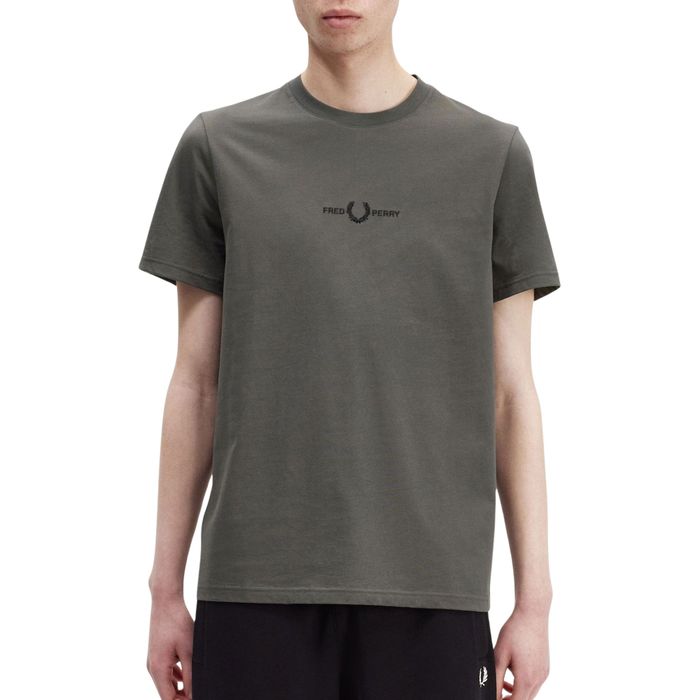 T-shirt Fred Perry Embroidered Hommes