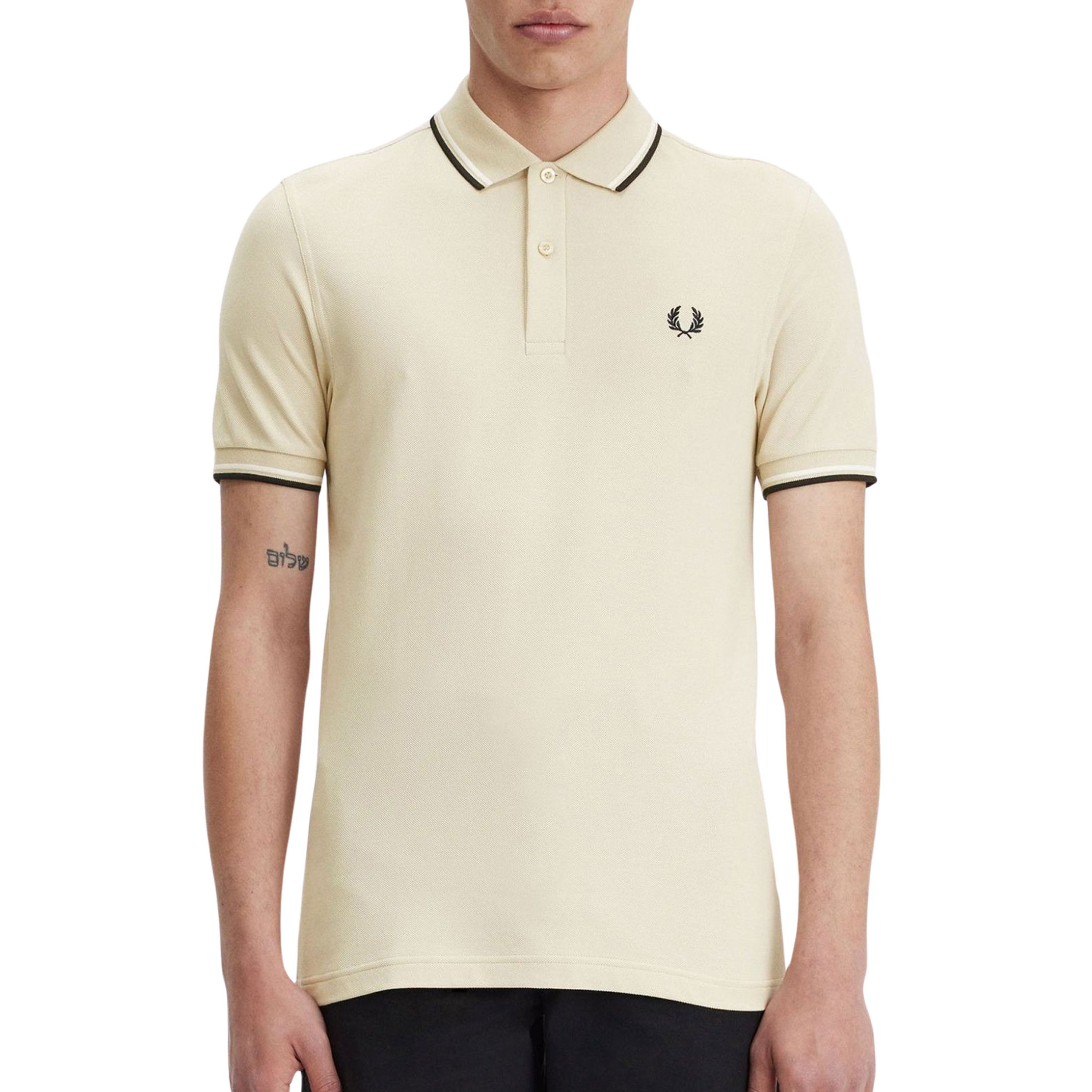 Fred Perry Twin Tipped Short Sleeve Polo Shirt Heren MULTI COLOUR- Heren MULTI COLOUR