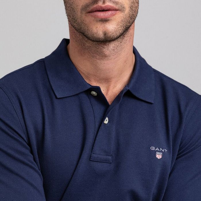 Gant Original Pique LS Rugger Polo shirt | Men Plutosport
