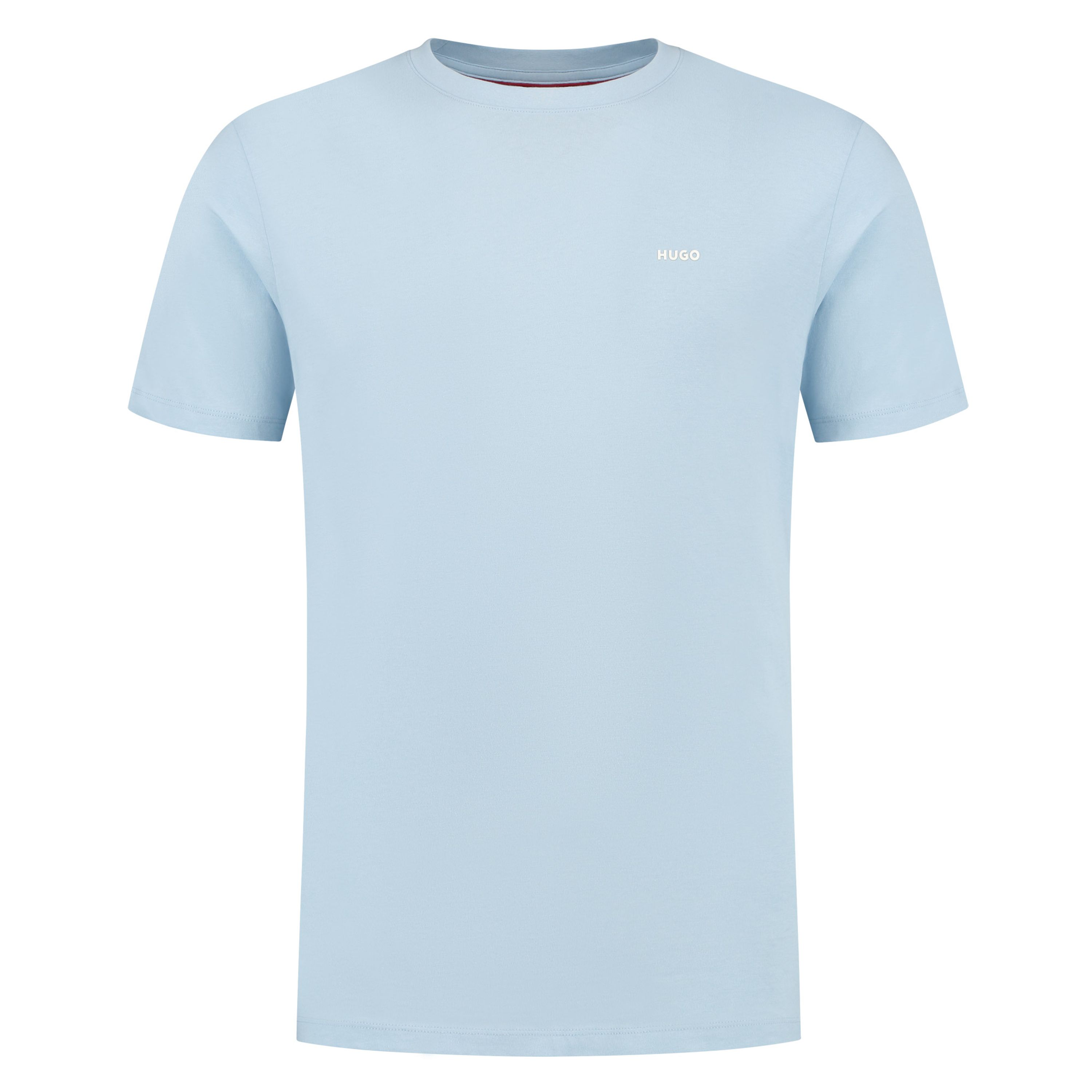 HUGO regular fit T-shirt light pastel blue