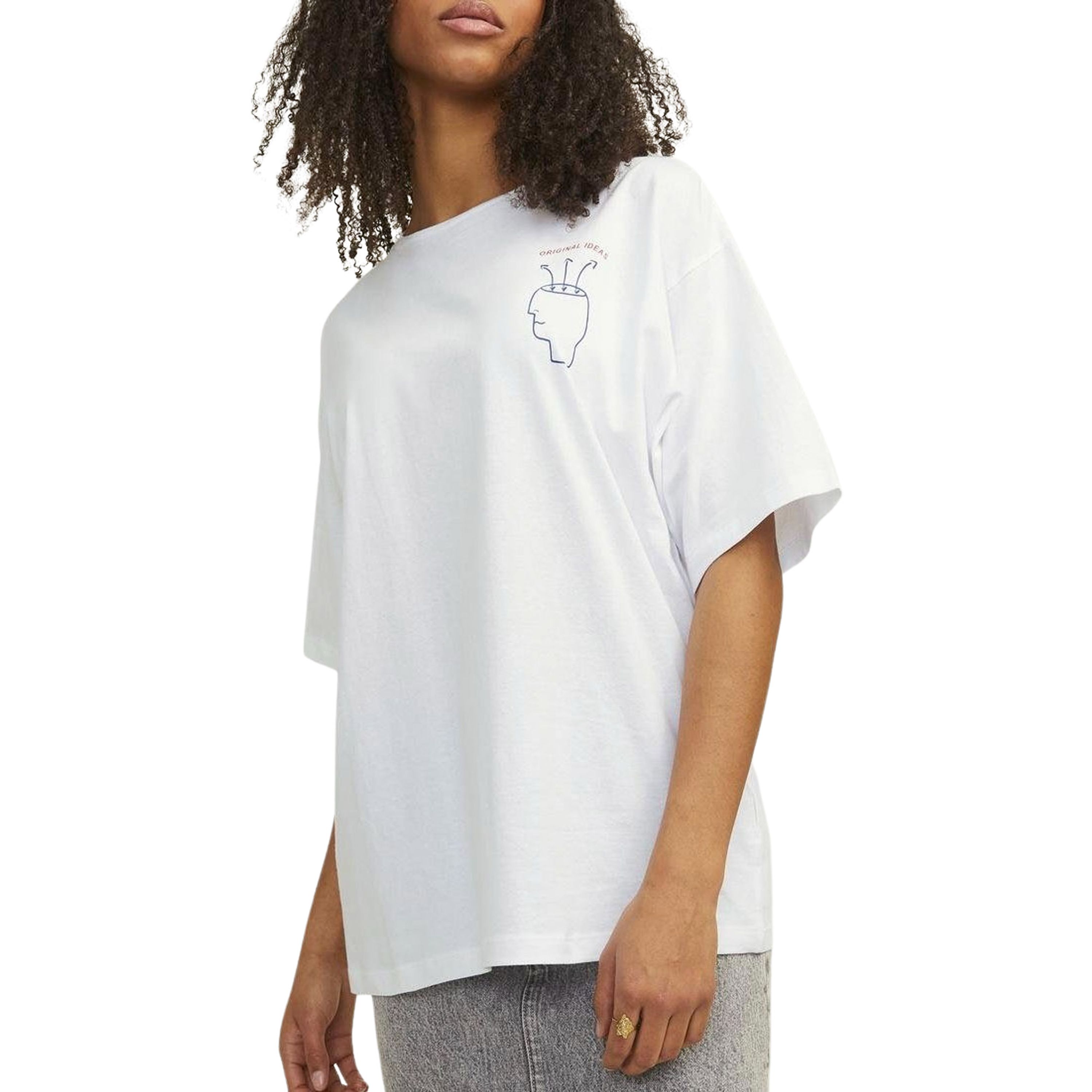 JJXX T-shirt JXENYA met printopdruk wit