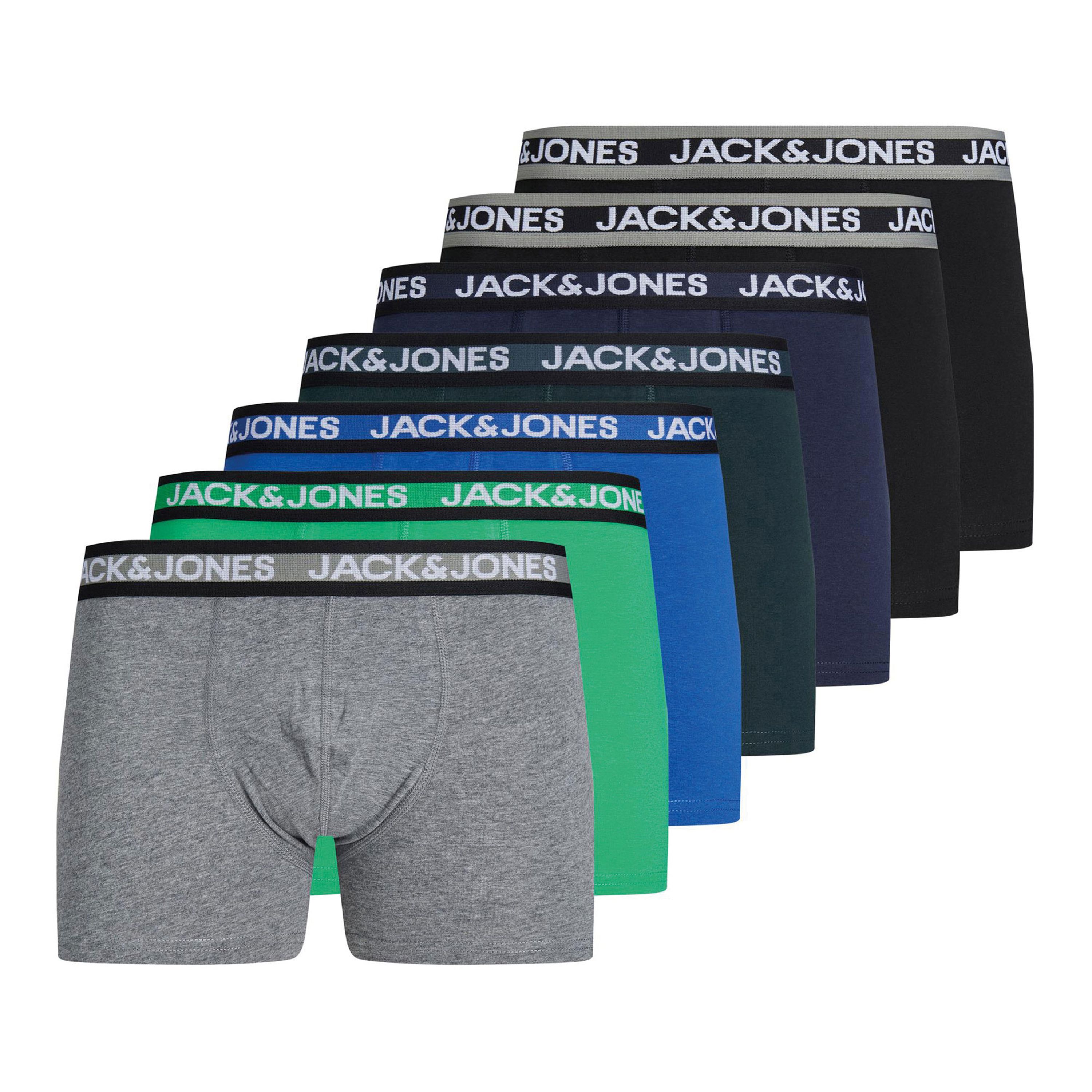 Jack & jones Boxershort met labelprint in een set van 7 stuks model 'ADRIAN'