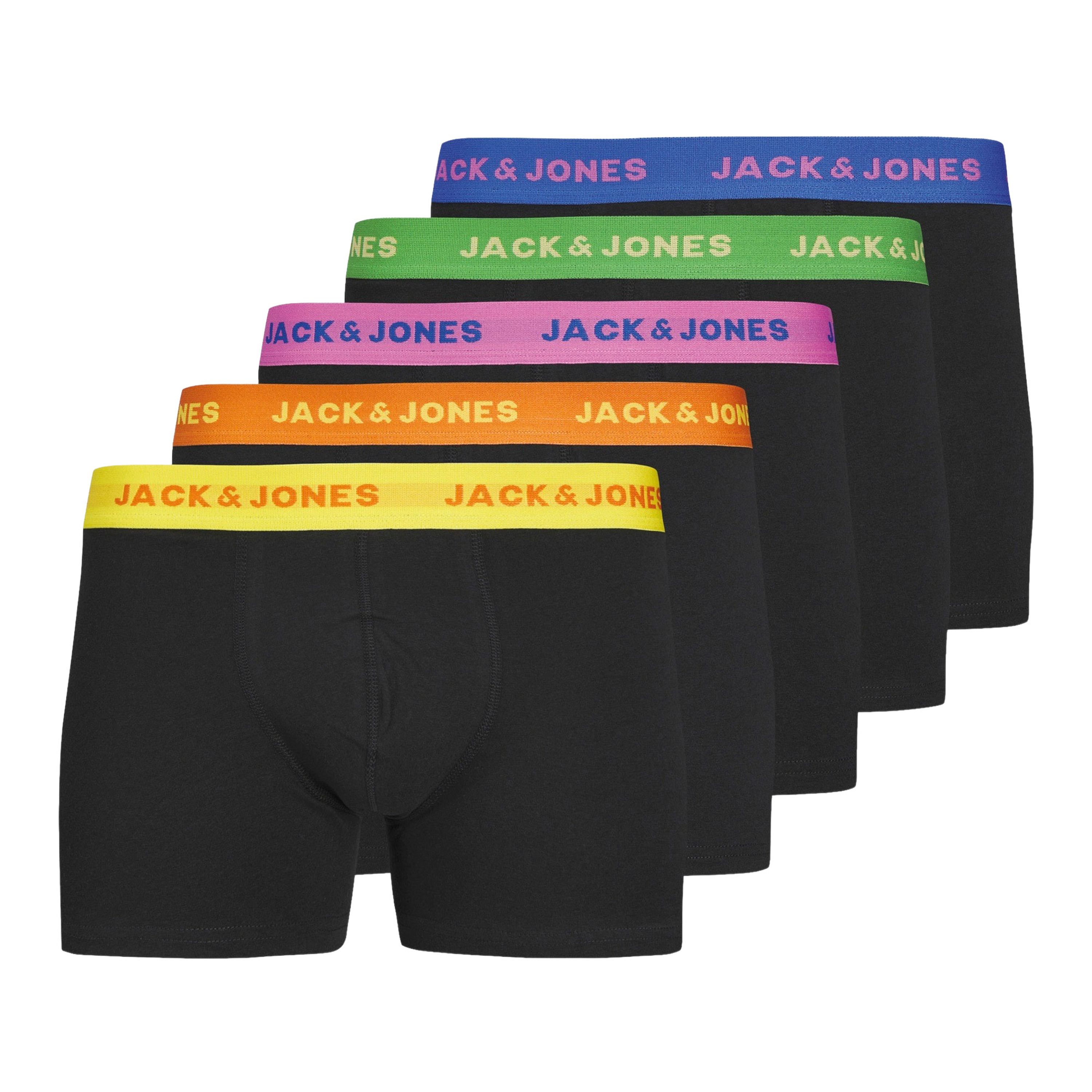 jack & jones Cleo Solid Trunk Boxershorts Heren (5-pack)