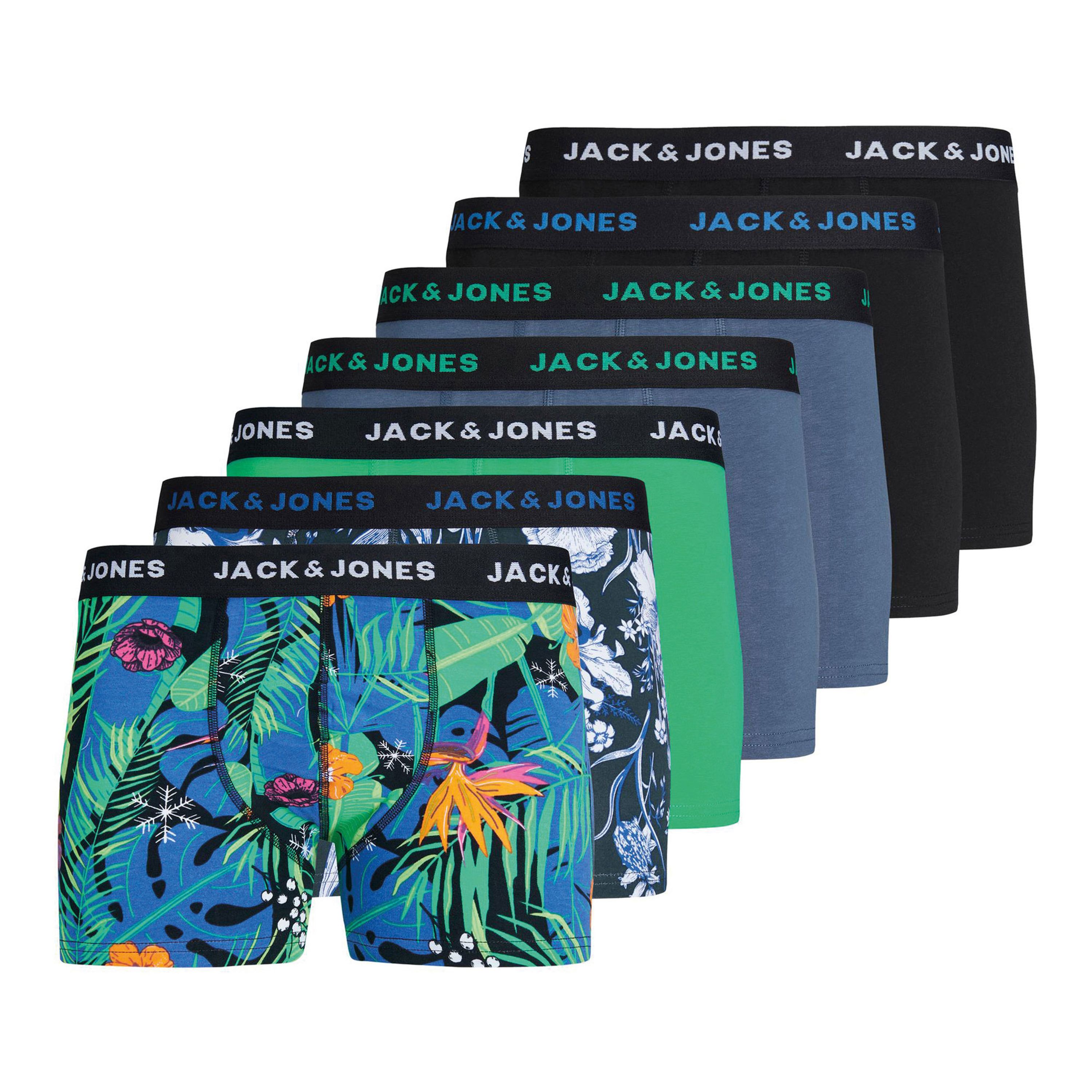 Jack & jones Boxershort met labelprint in een set van 7 stuks