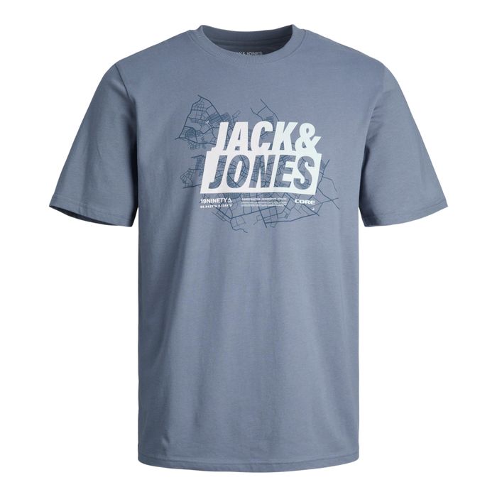 Jack & Jones Map Summer Logo Shirt Jongens