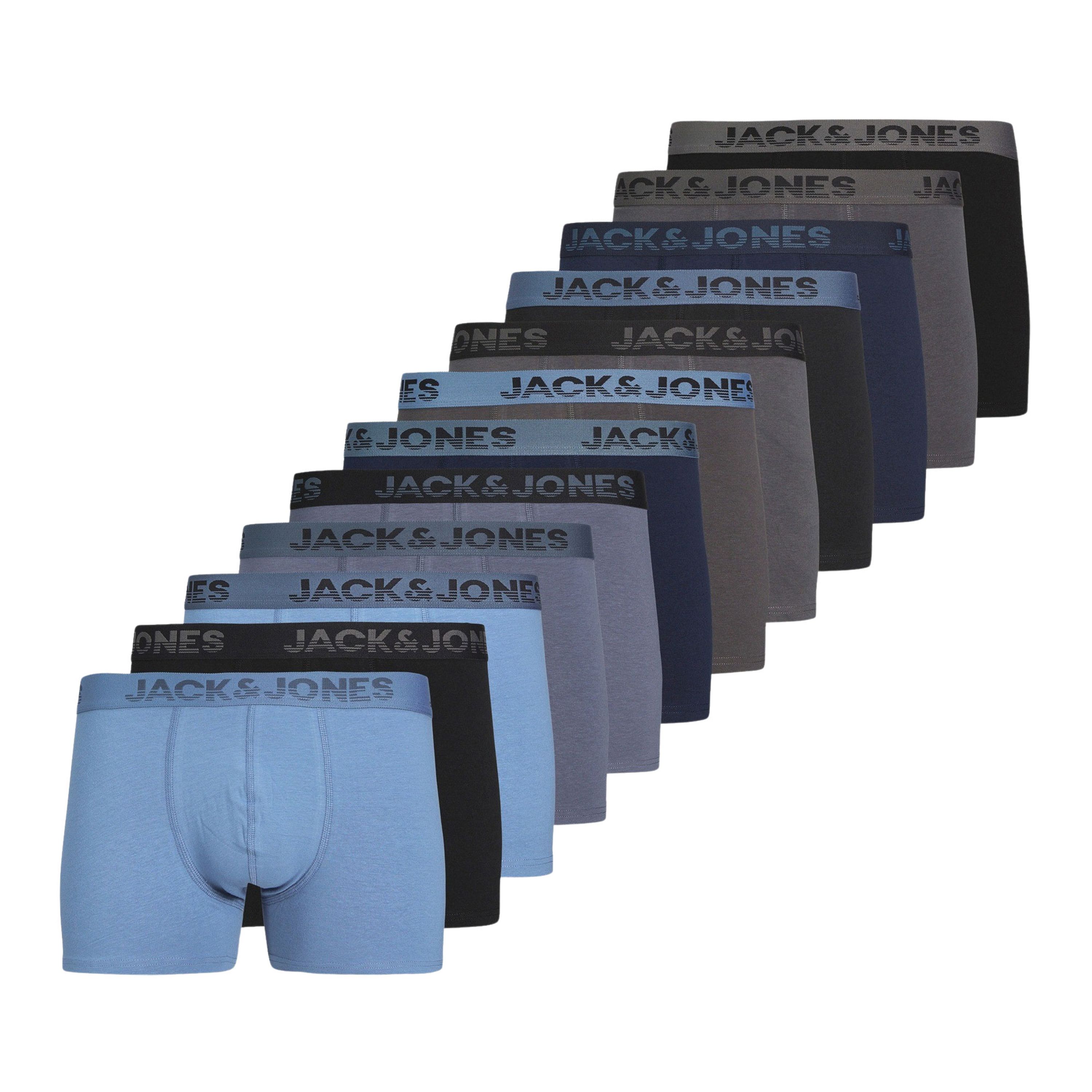 jack & jones Shade Solid Trunk Boxershorts Heren (12-pack)