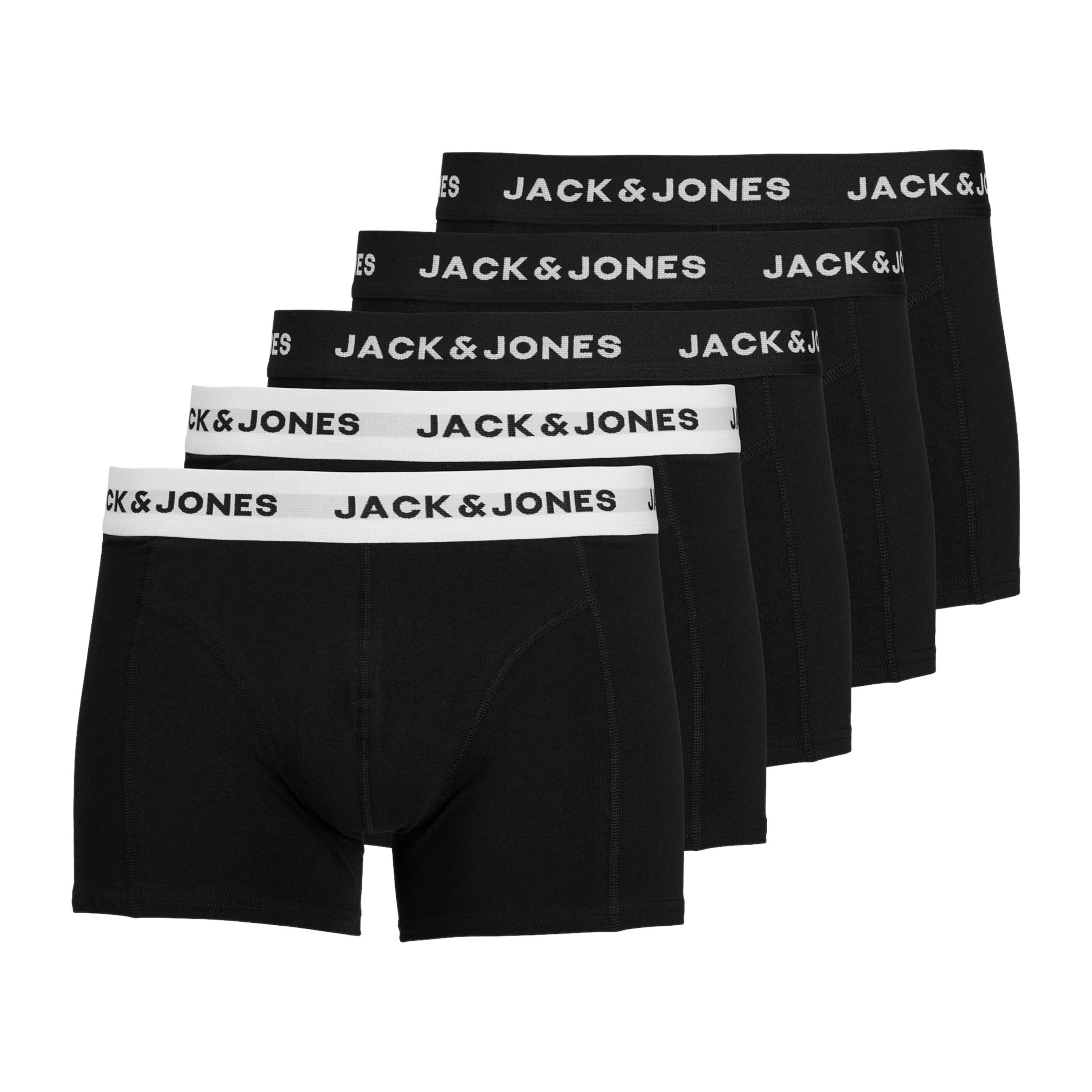 jack & jones Solid Trunk Boxershorts Heren (5-pack)
