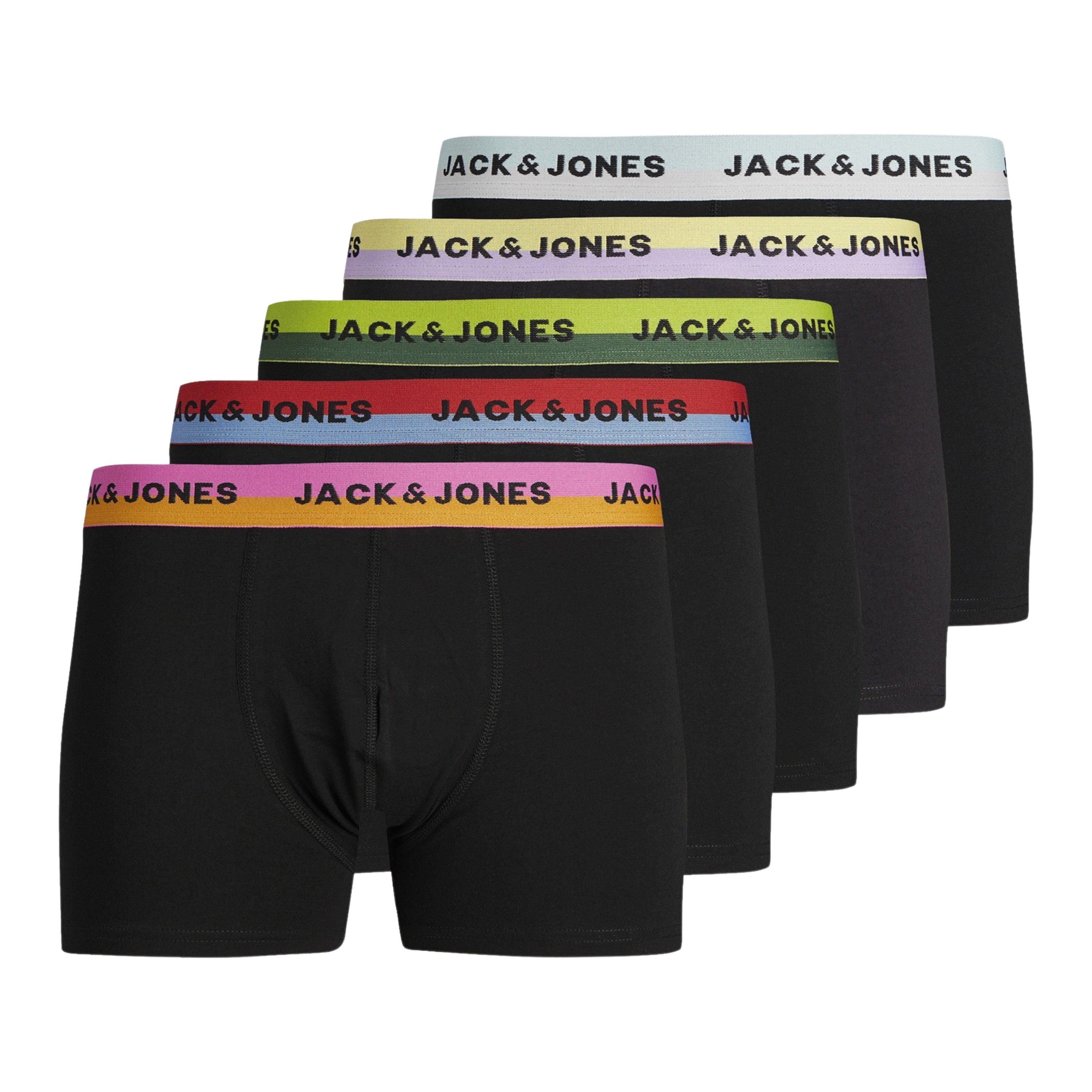 Jack & jones Splitter Solid Trunk Boxershorts Heren (5-pack)