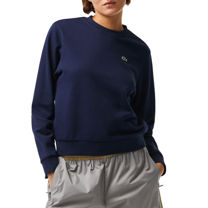 Lacoste Colorblock Fleece Crew Sweater Women
