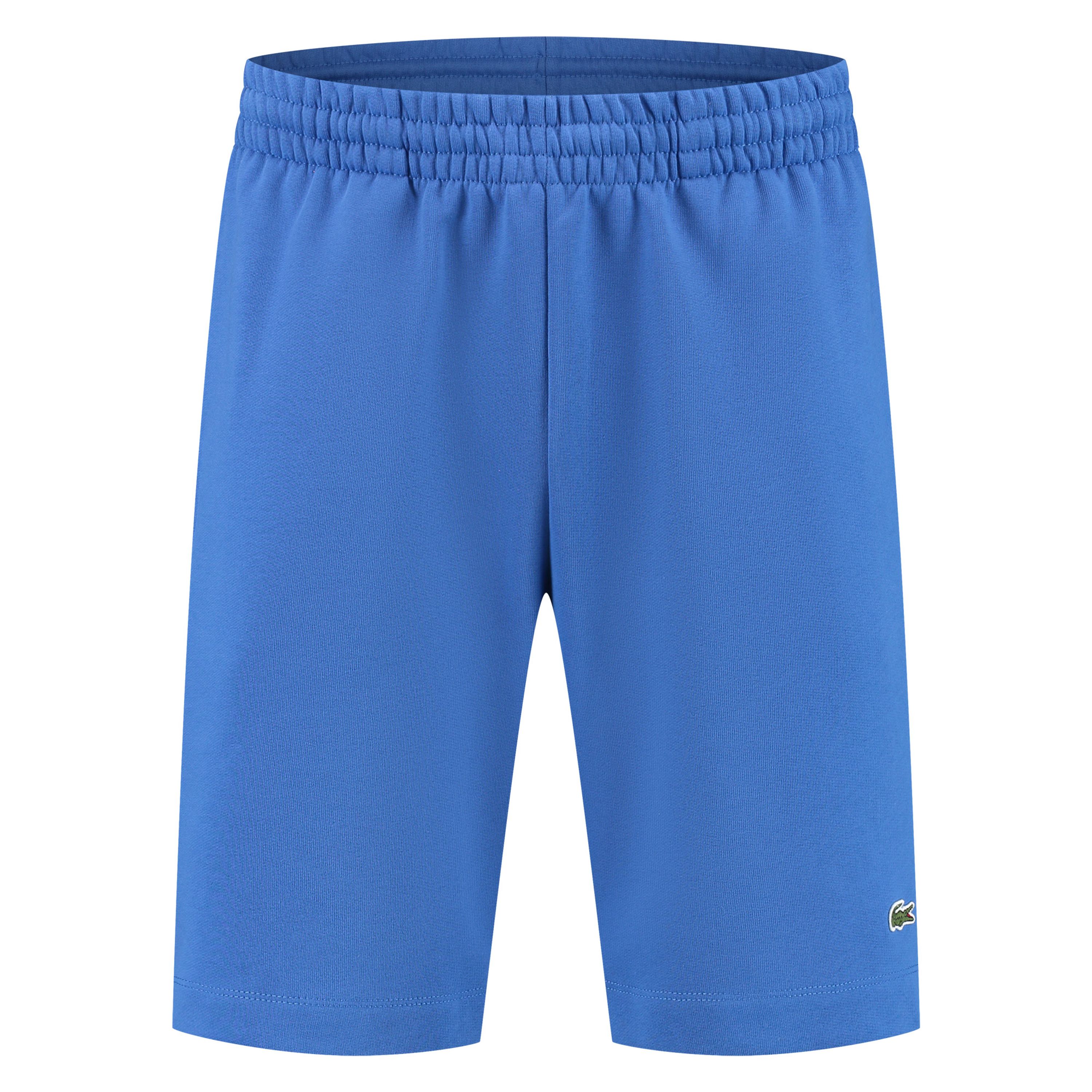 Lacoste Blauwe Fleece Shorts met Trekkoord Blue Heren