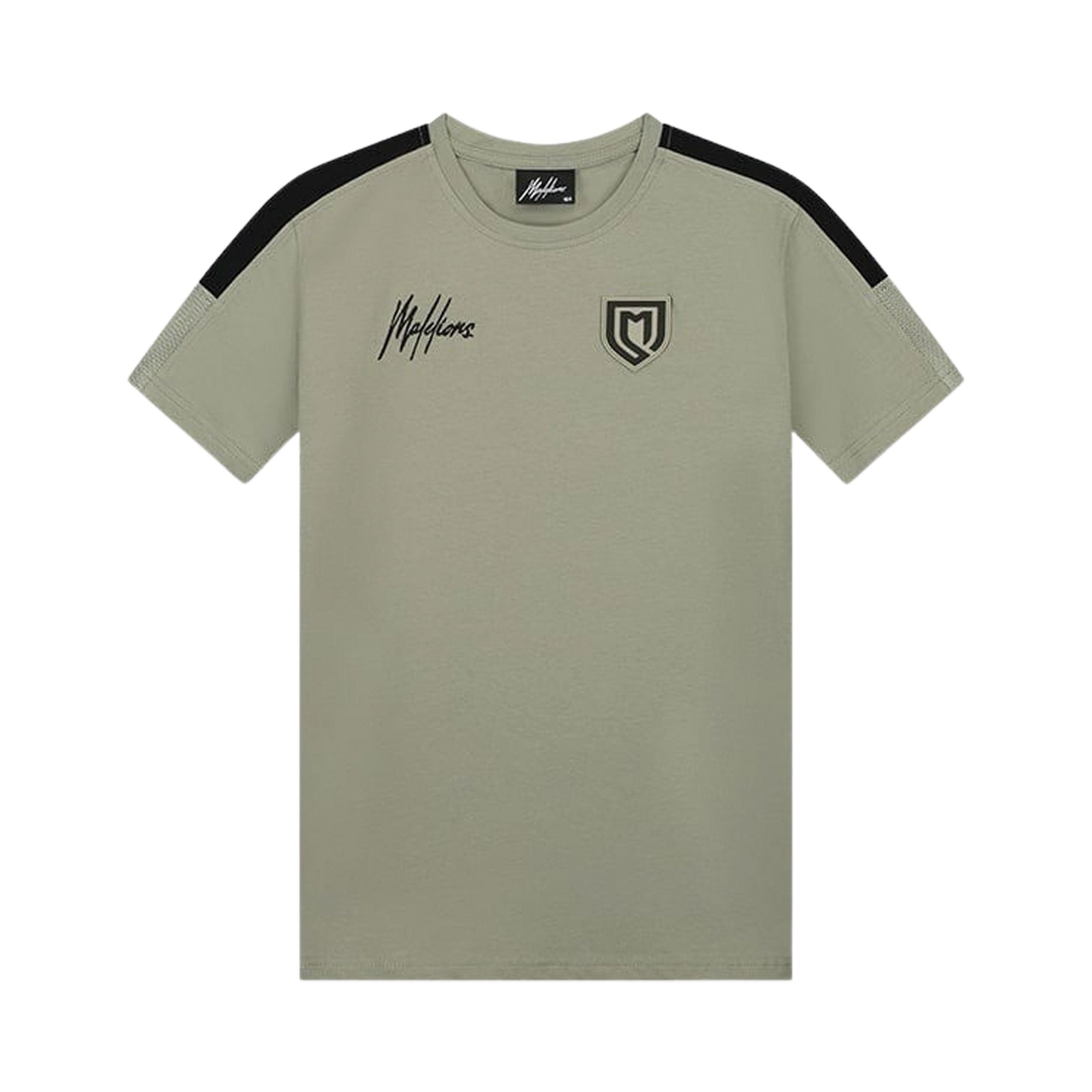 MALELIONS Jongens Polo's & T-shirts Transfer T-shirt Taupe