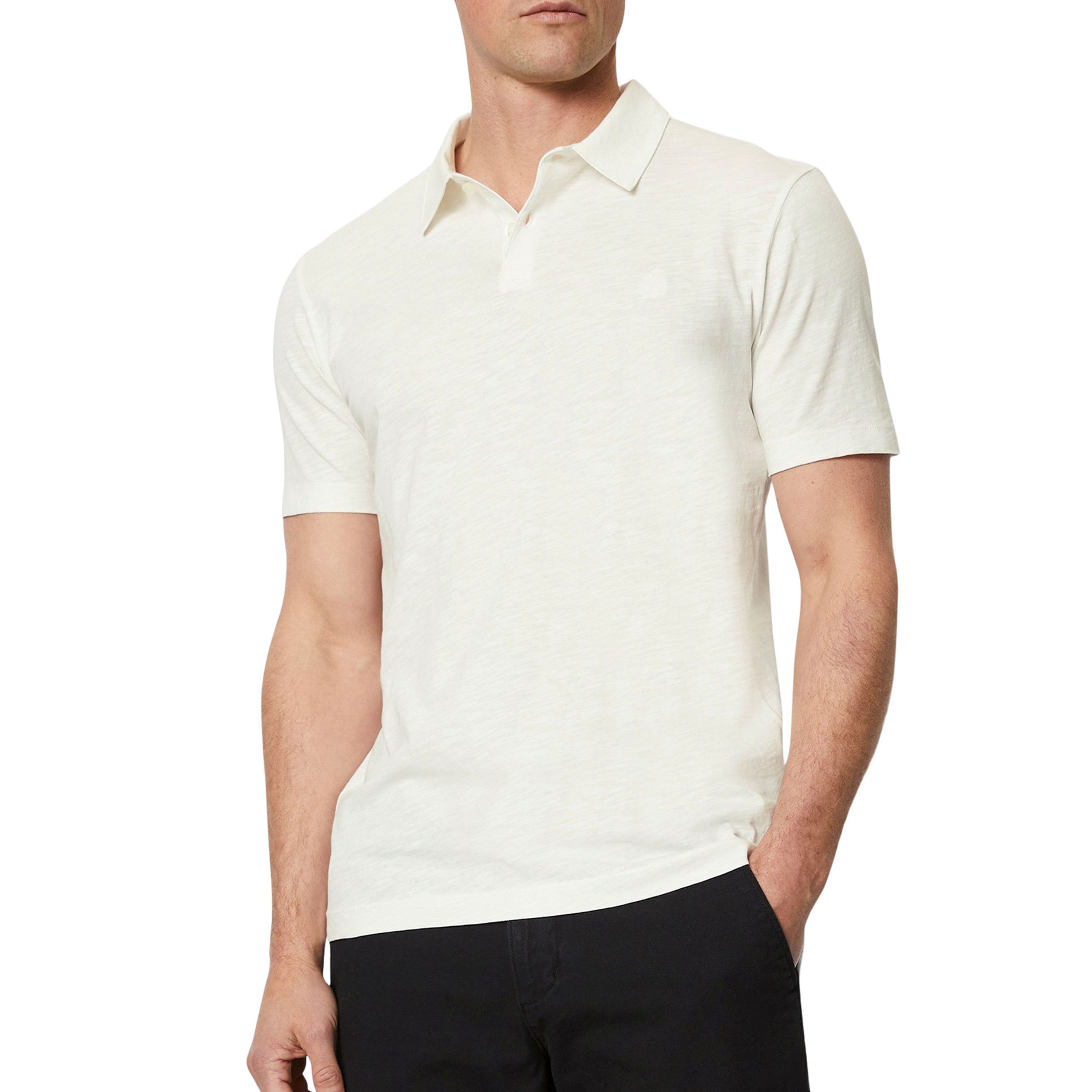 Marc O'Polo Shaped fit poloshirt met labelstitching